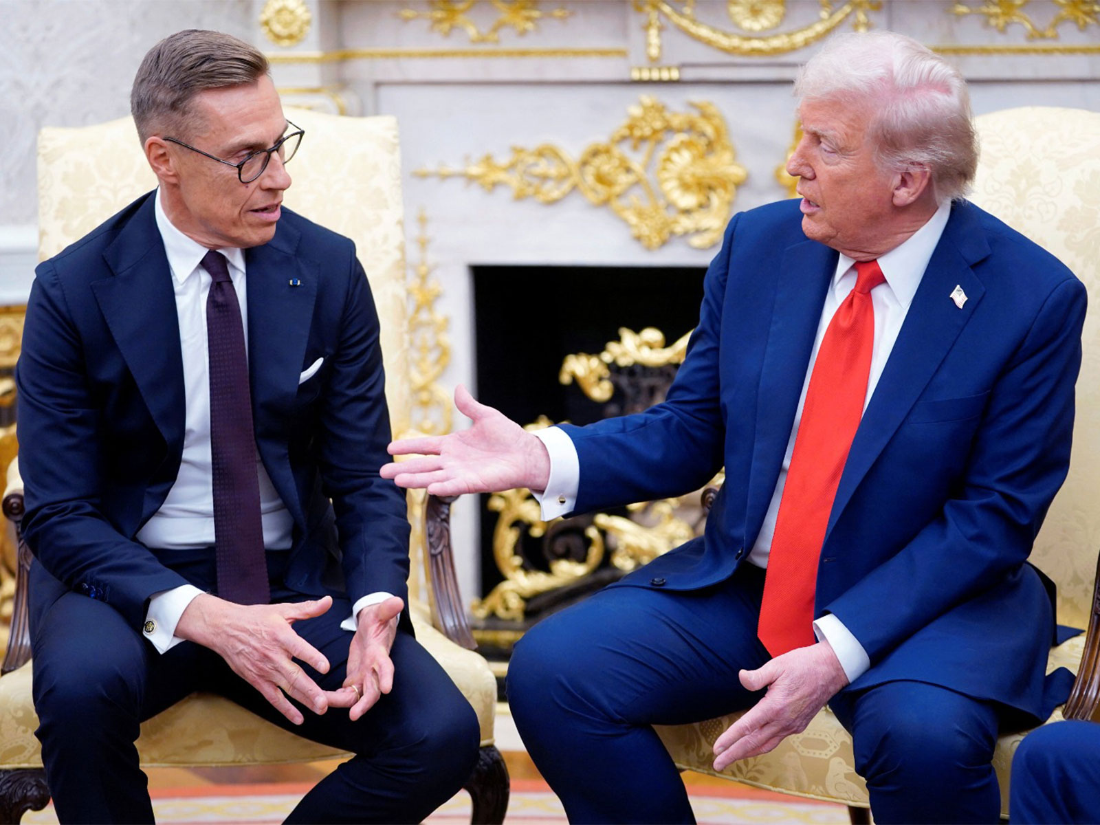 US President Donald Trump and Finnish President Alexander Stubb at the White House (Photo/ Reuters) US President Donald Trump and Finnish President Alexander Stubb at the White House (Photo/ Reuters)