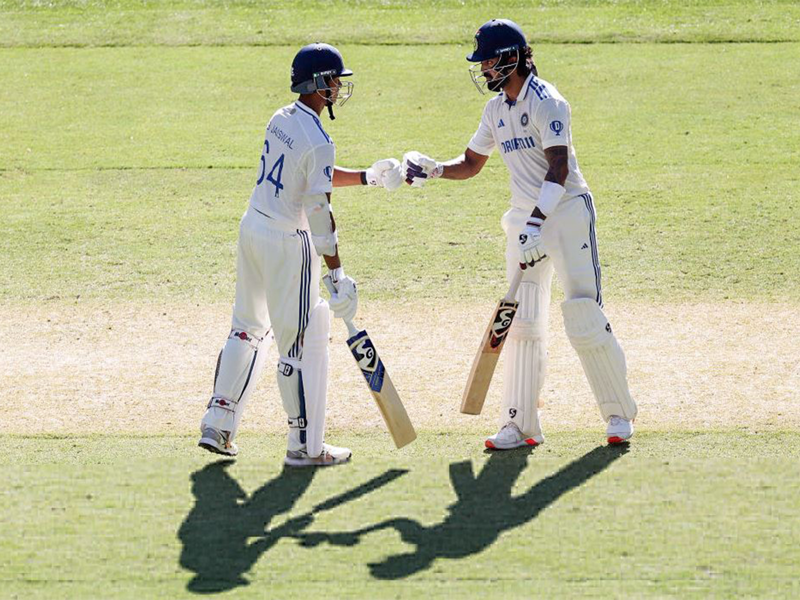 Indian openers Yashasvi Jaiswal and KL Rahul (Photo: ANI)