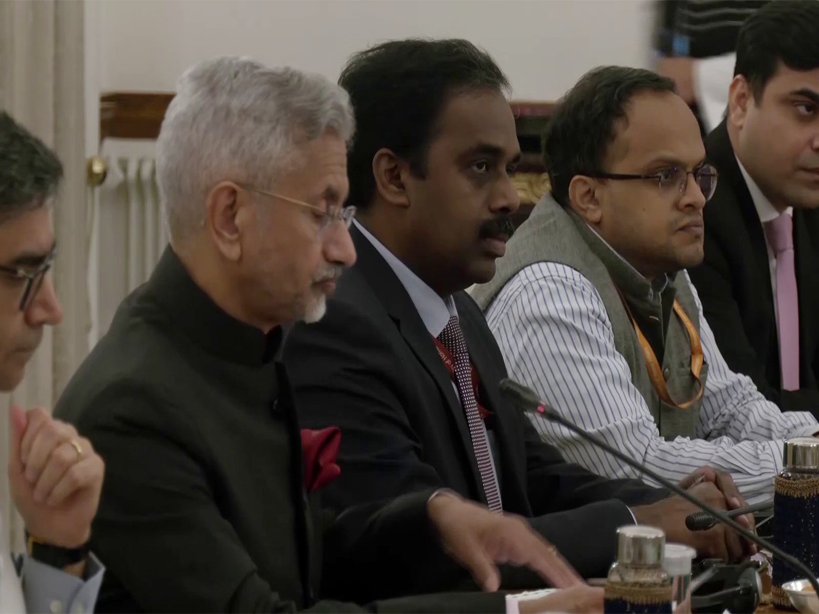 Meeting between External Affairs Minister S Jaishankar and Afghanistan's foreign minister Amir Khan Muttaqi in New Delhi on October 10, 2025(Photo/ANI)