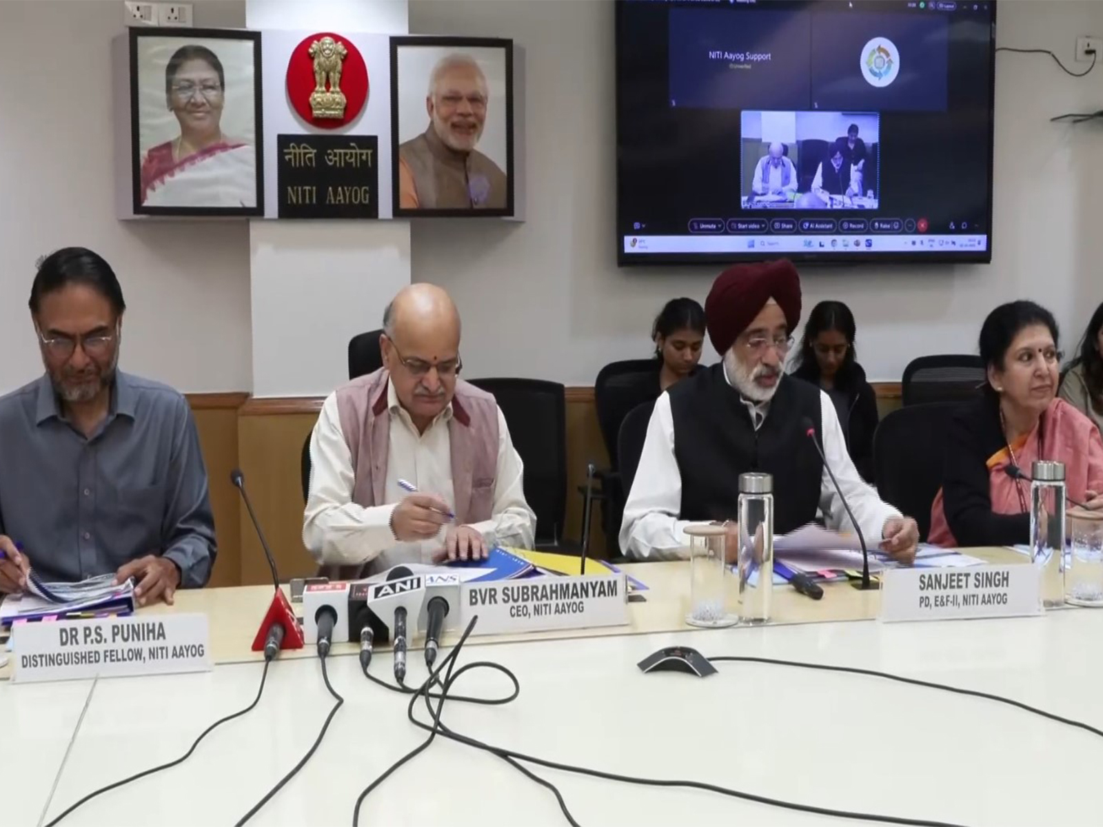 NITI Aayog launches report Towards India’s Tax Transformation: Decriminalisation and TAX BASED Governance” (Photo/ANI)