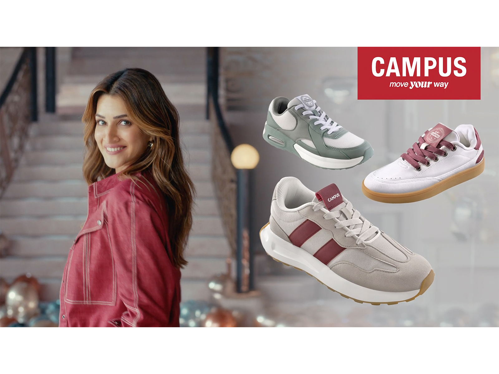 Campus Shoes’ “You Go, Girl!” campaign featuring Kriti Sanon
