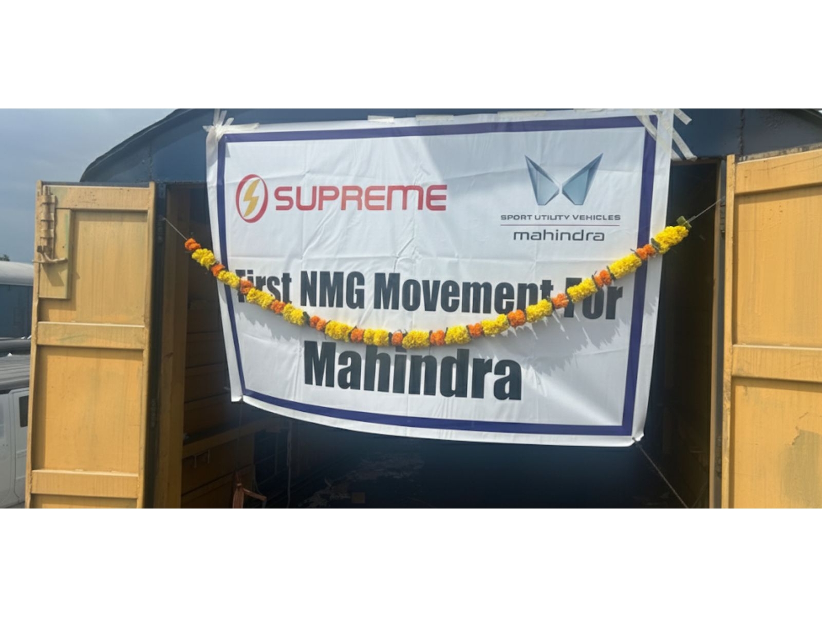 Supreme Group Successfully Executes First NMG Railway Movement for Mahindra and Volkswagen Skoda