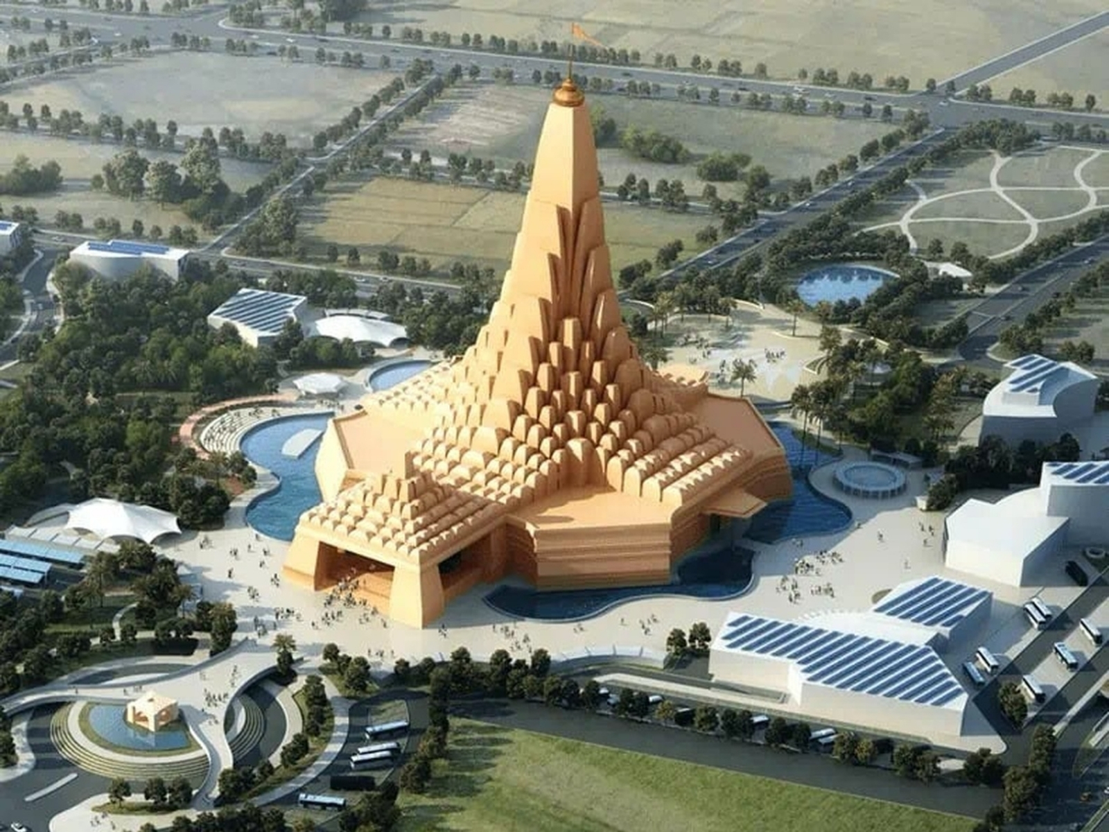 Hindustan RMC delivers record-scale concrete solutions for Vishv Umiya Dham’s world’s largest raft foundation.