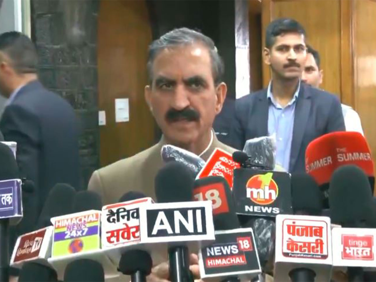 Himachal Pradesh Chief Minister Sukhvinder Singh Sukhu (Photo/ANI)