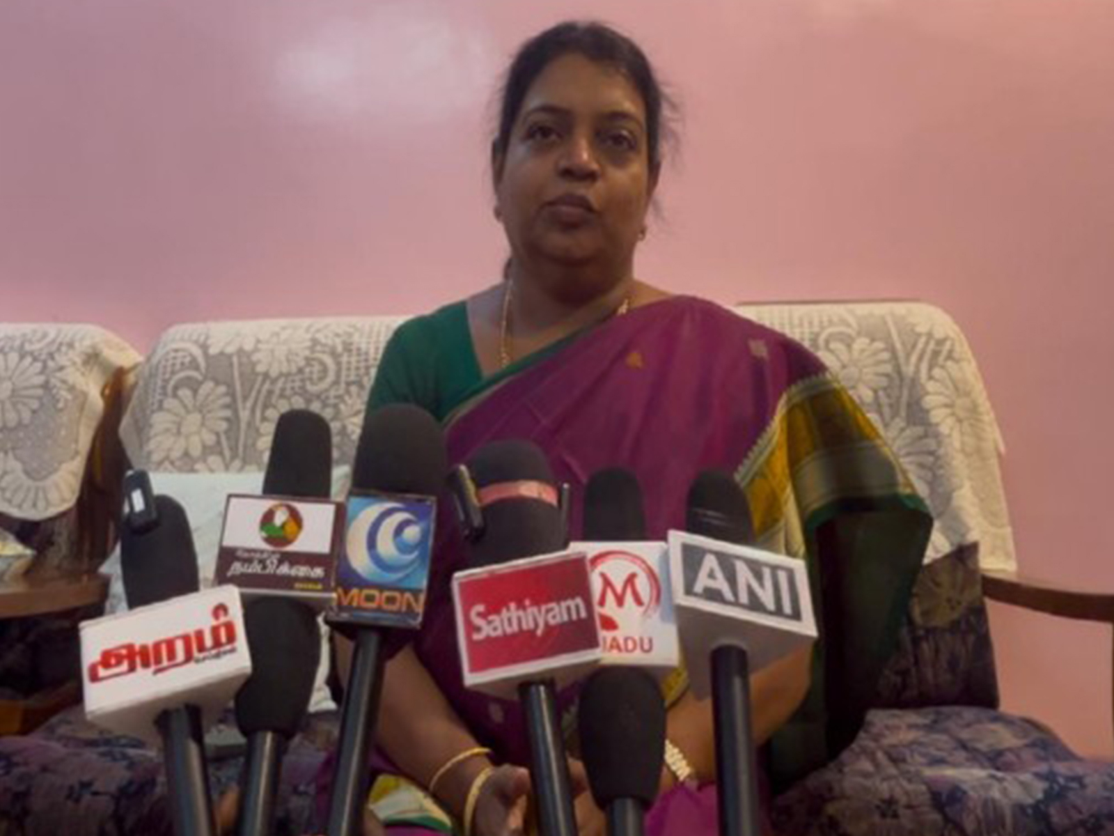 Tamil Nadu Social Welfare and Women's Rights Minister Geetha Jeevan. (Photo/ANI)