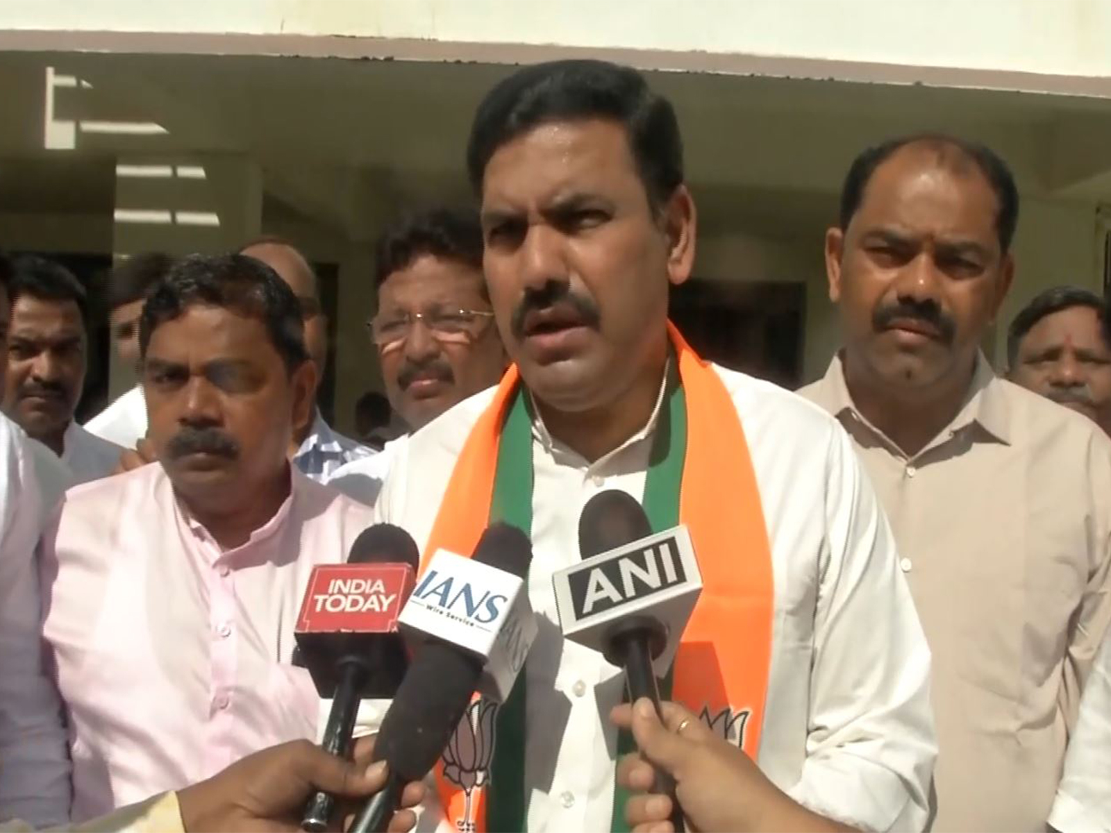 BJP leader B.Y. Vijayendra (File Photo/ANI)