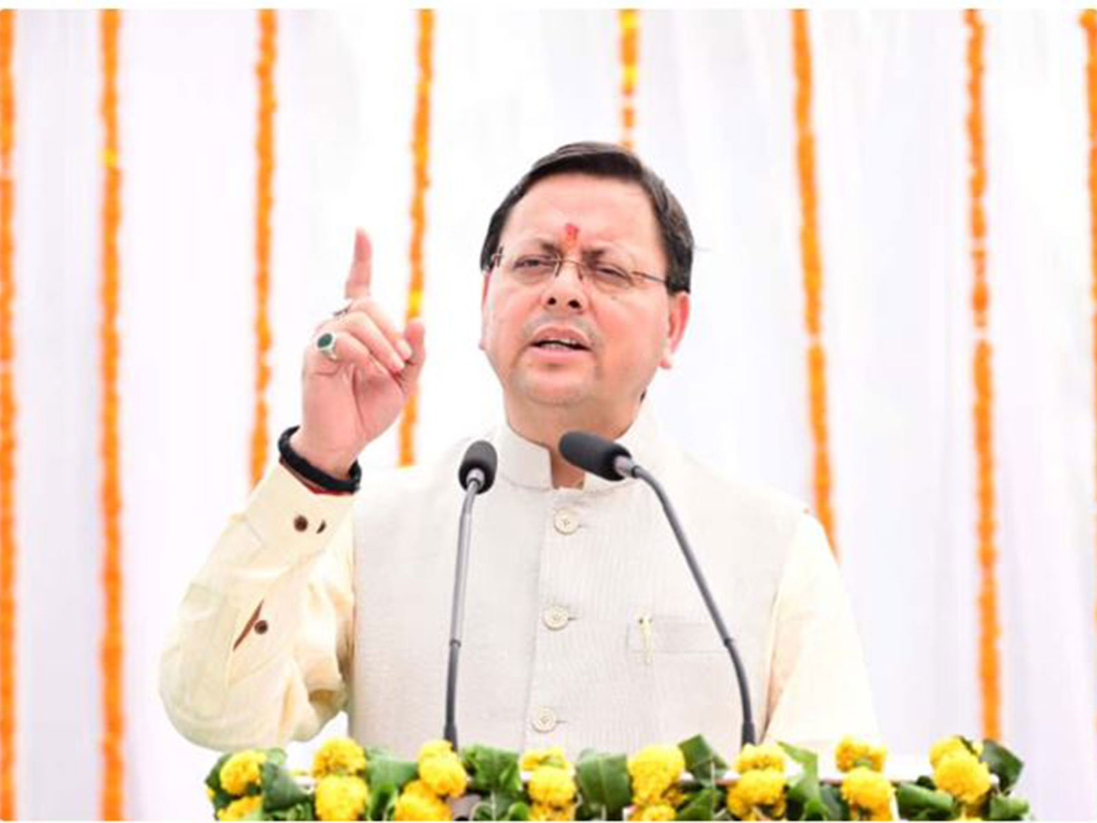 Uttarakahnd CM Pushkar singh Dhami (Photo/ANI)