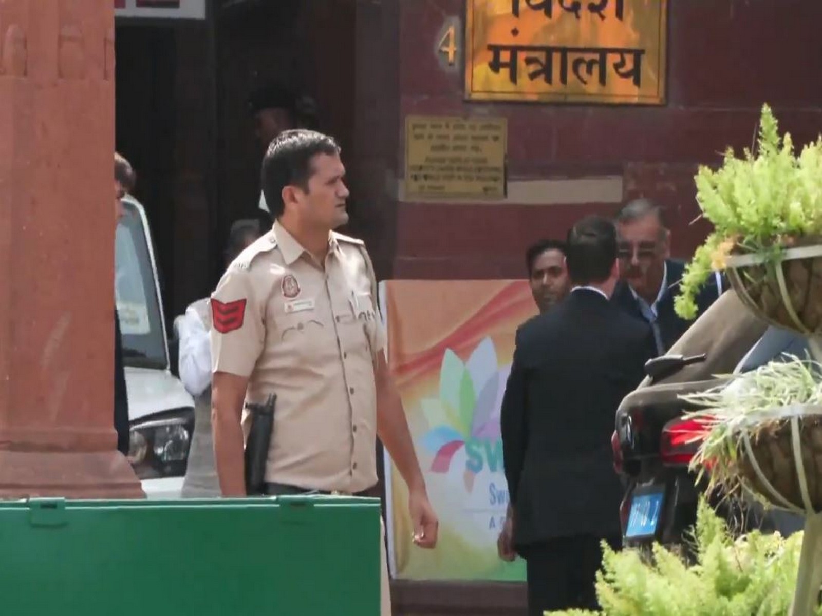 Sergio Gor arrives at Ministry of External Affairs (Photo/ANI) Sergio Gor arrives at Ministry of External Affairs (Photo/ANI)