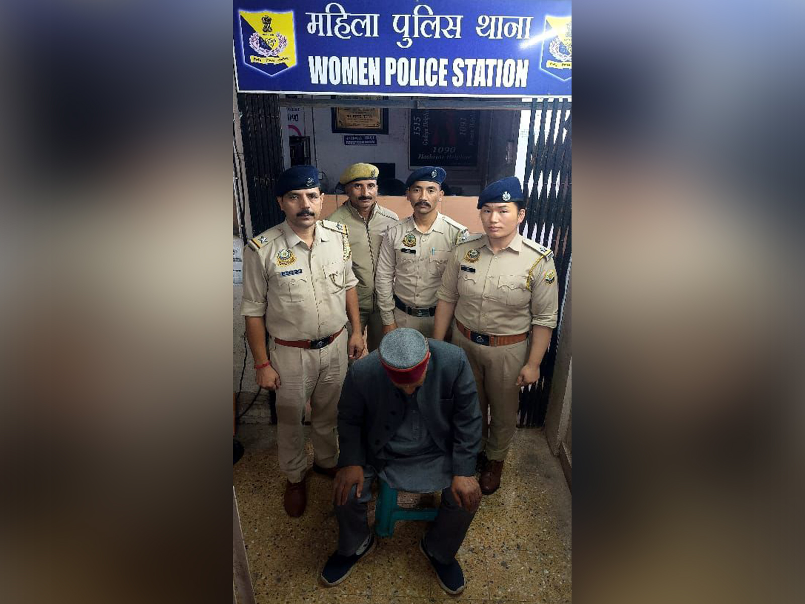 Solan District Police with Ram Kumar Bindal (Photo/ANI)