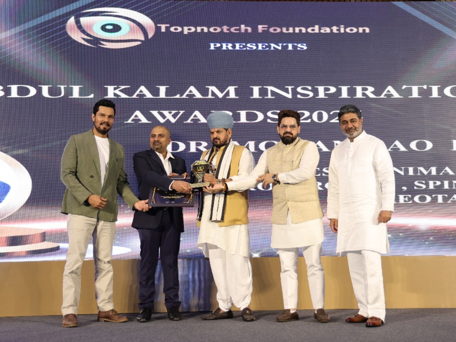 Dr. Mohana Rao Patibandla Honoured at Abdul Kalam Inspiration Awards 2025