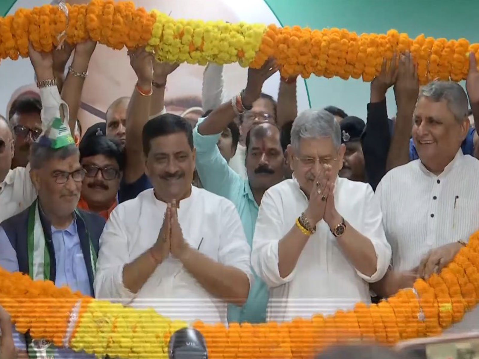 Former Jahanabad MP Arun Kumar rejoins JDU (Photo/ANI)