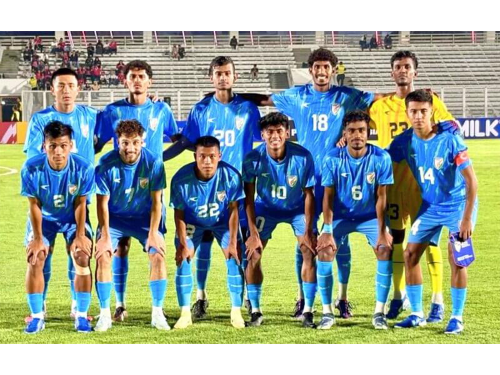 India U-23 Men's football team. (Photo/AIFF)
