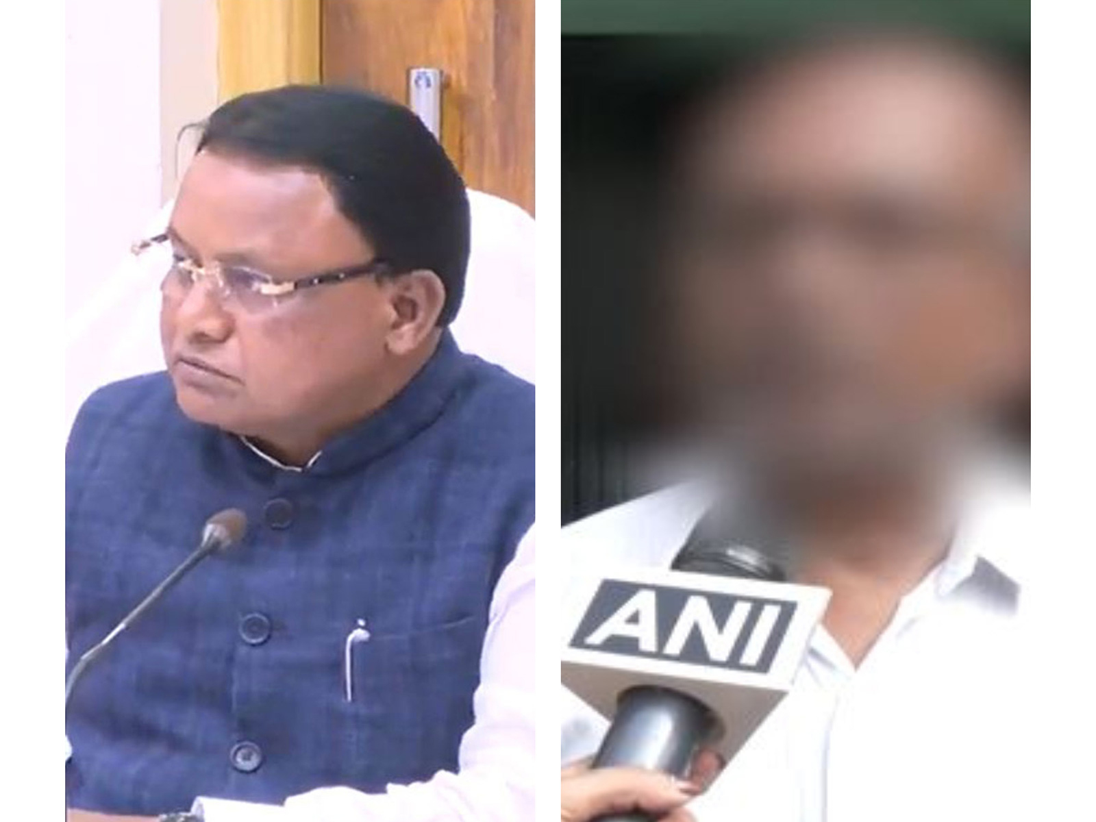 Odisha Chief Minister Mohan Majhi & RG Kar Medical College rape and murder victim's Father  (File Photo/ANI)