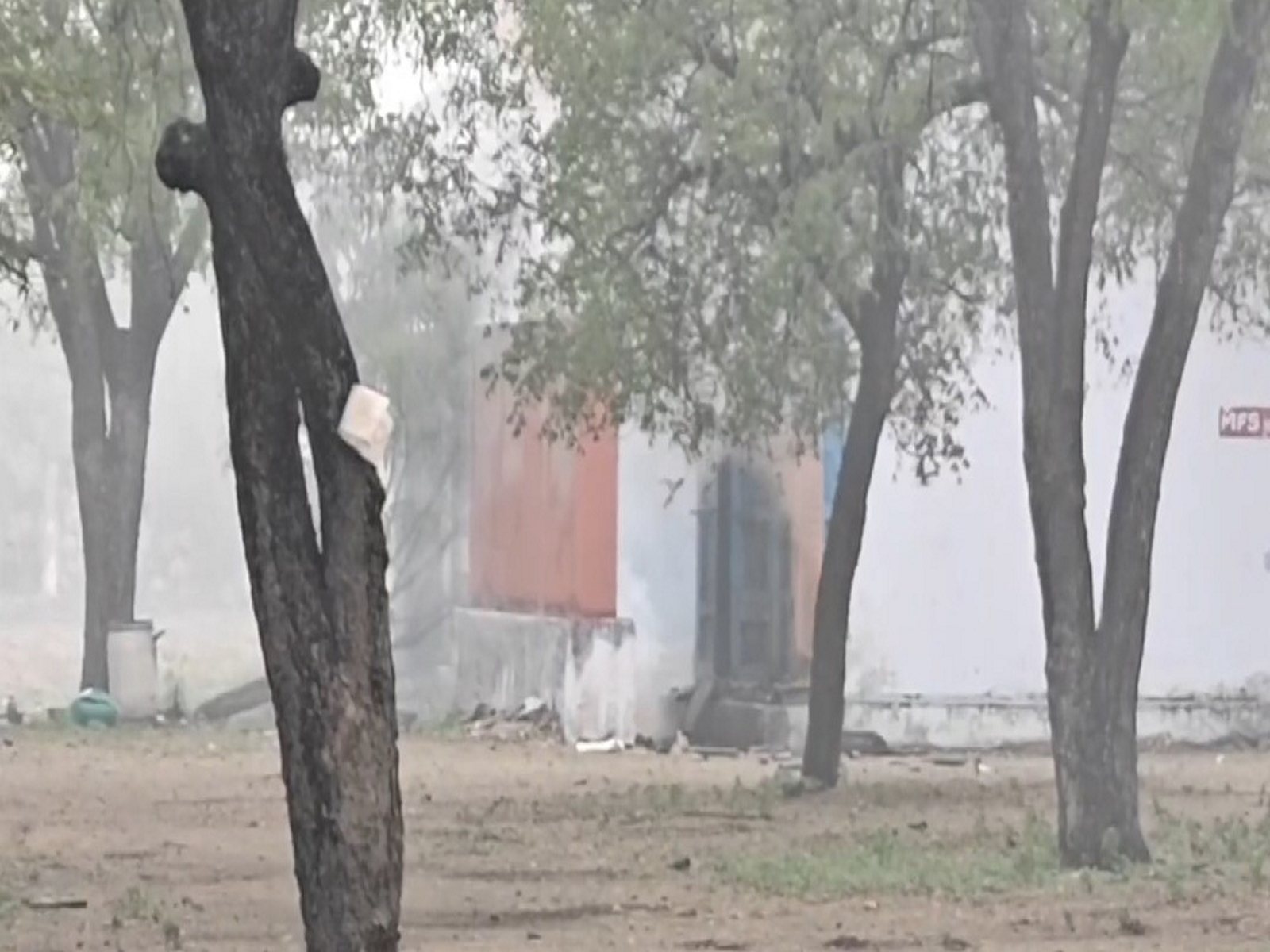 Two rooms damaged in explosion at fireworks factory near Sivakasi (Photo/ANI)