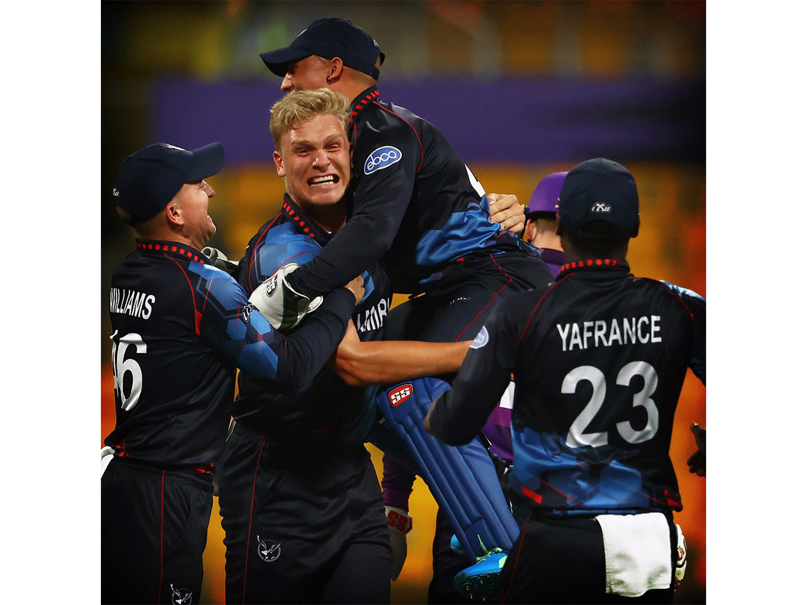 Namibia team (Photo/ANI) 