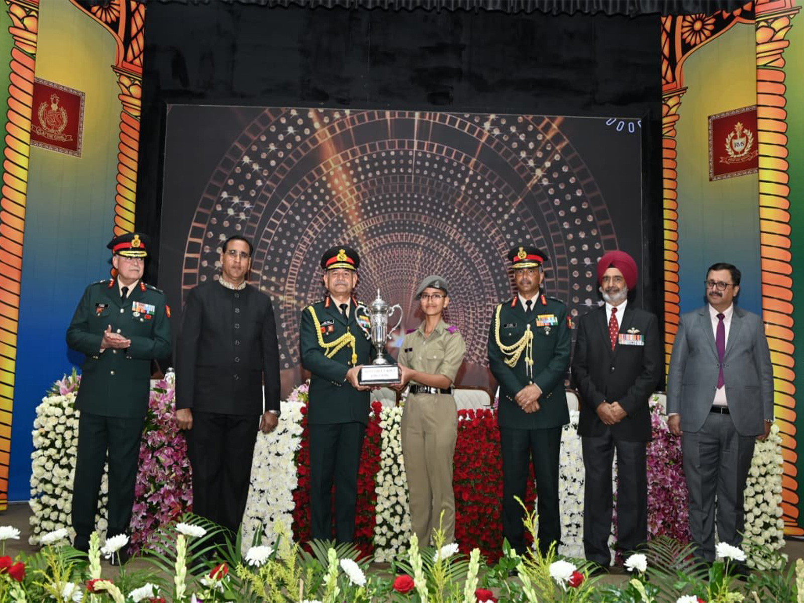 Chief of Army Staff General Upendra Dwivedi visits Rashtriya Military School, Chail (Photo/ANI)