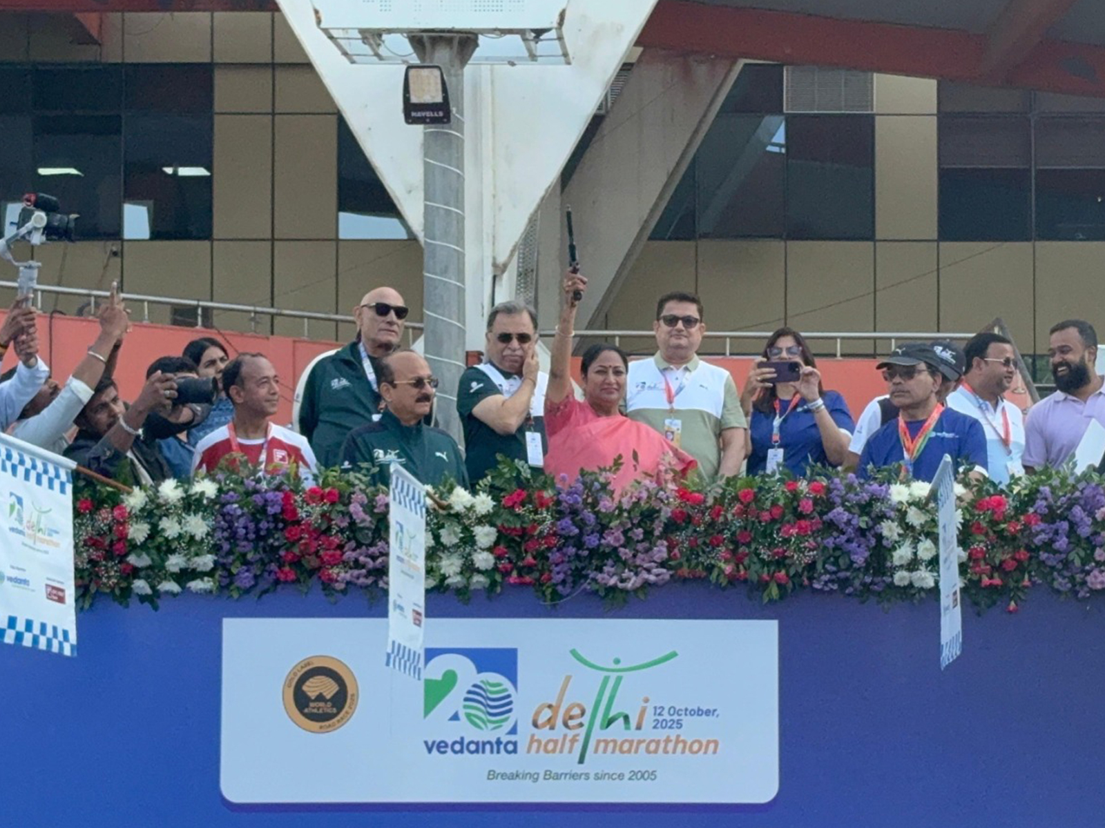 Delhi CM Rekha Gupta along with other dignitaries at the event. (Photo: VDHM)