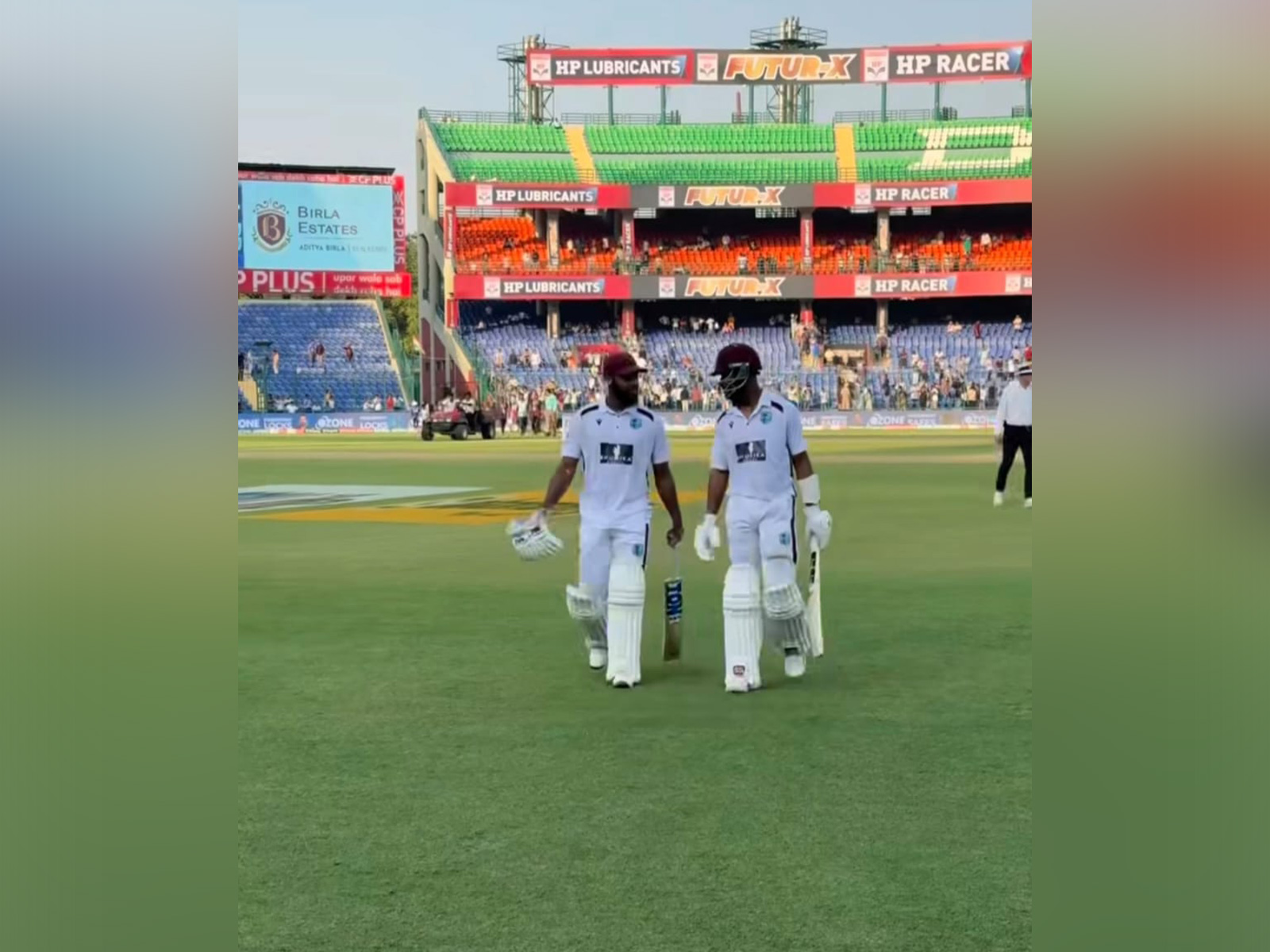 John Campbell and Shai Hope. (Photo: @windiescricket Instagram)