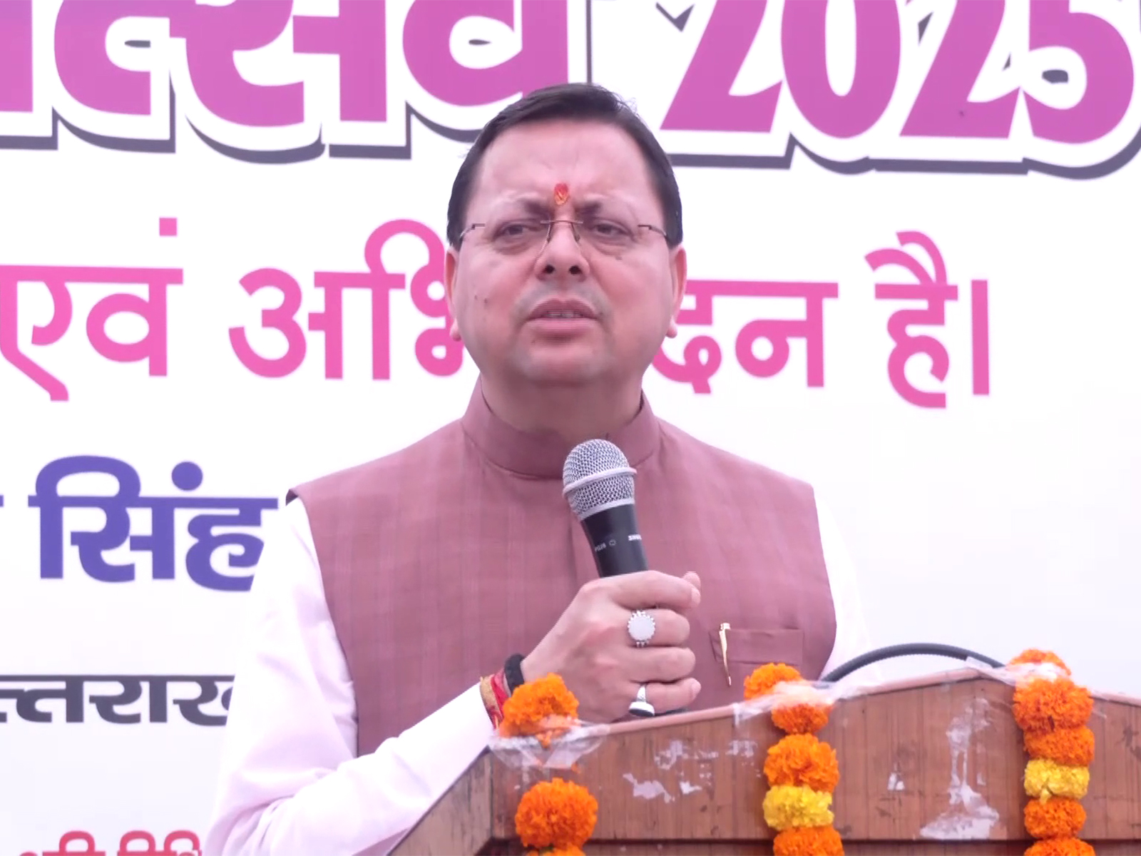 Uttarakhand Chief Minister Pushkar Singh Dhami. (Photo/ANI)