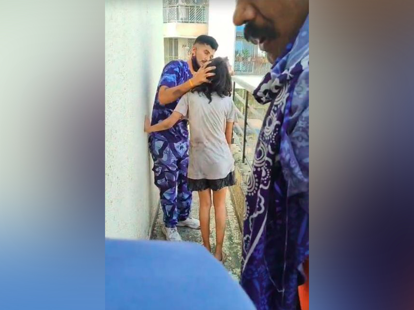 CRPF personnel conducting rescue operation after a fire broke out in a residential tower in Navi Mumbai (Photo/ANI)