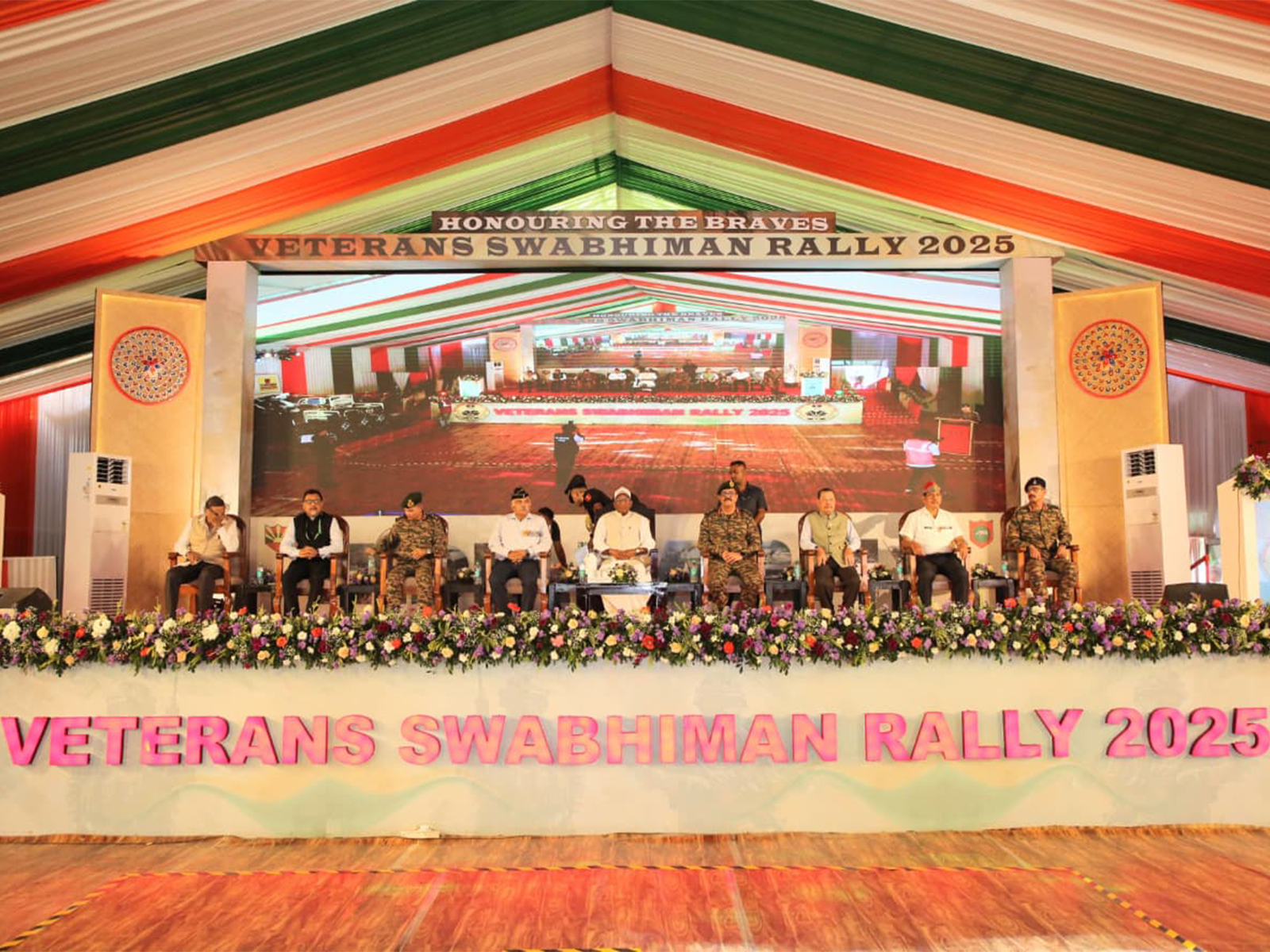 Veterans’ Swabhimaan Rally 2025. (Photo/ANI) Veterans’ Swabhimaan Rally 2025. (Photo/ANI)