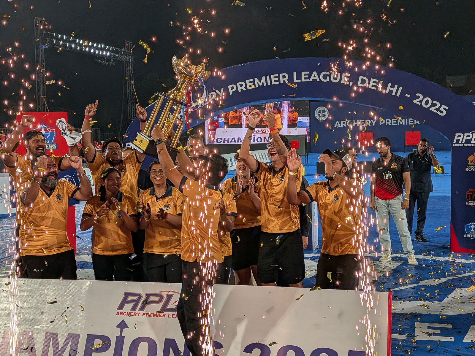 Rajputana Royals with the APL title. (Photo: APL/AAI) Rajputana Royals with the APL title. (Photo: APL/AAI)