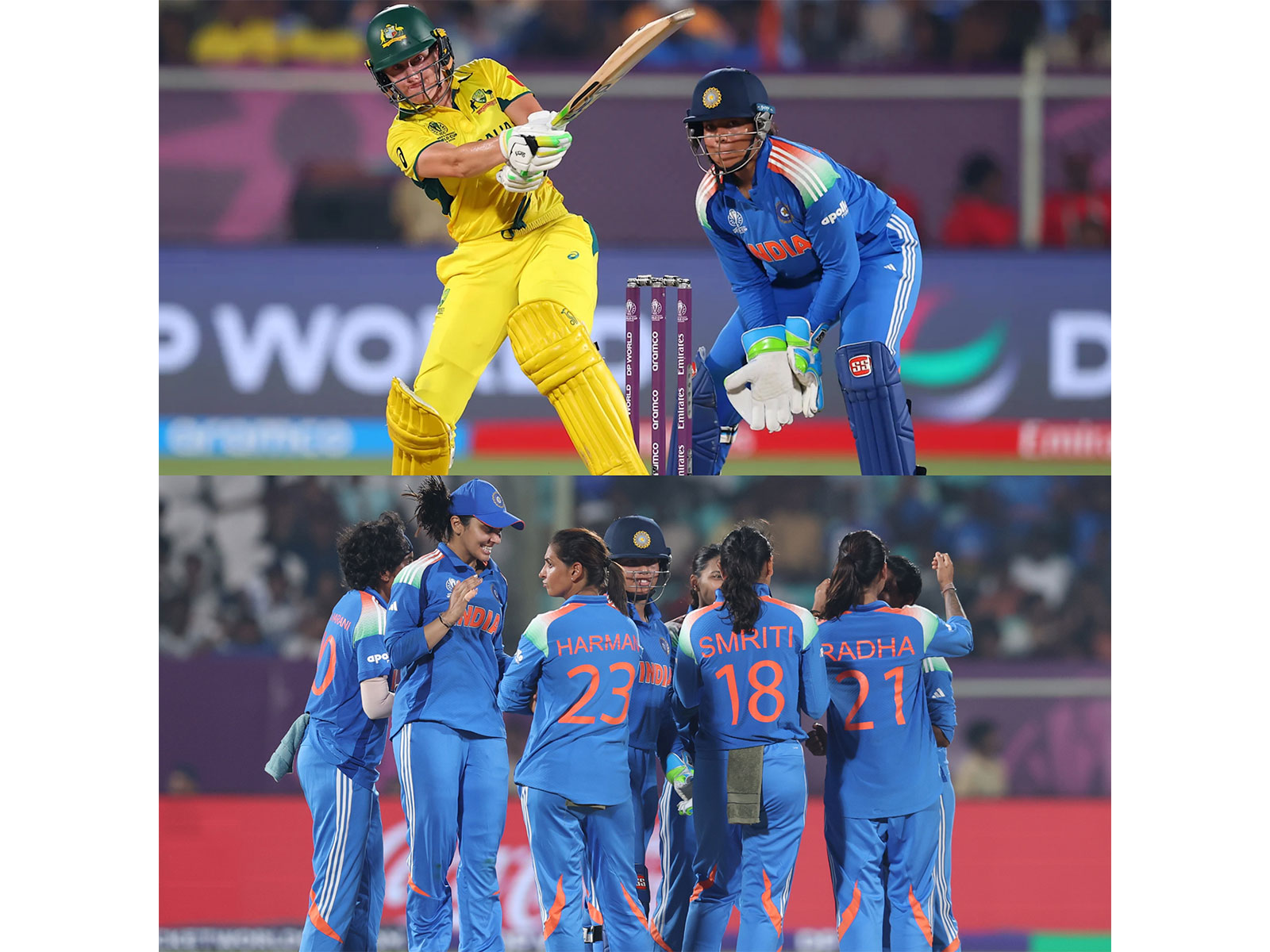 It was Healy versus Team India in a record-breaking clash. (Photo: ICC/@BCCI Women X)