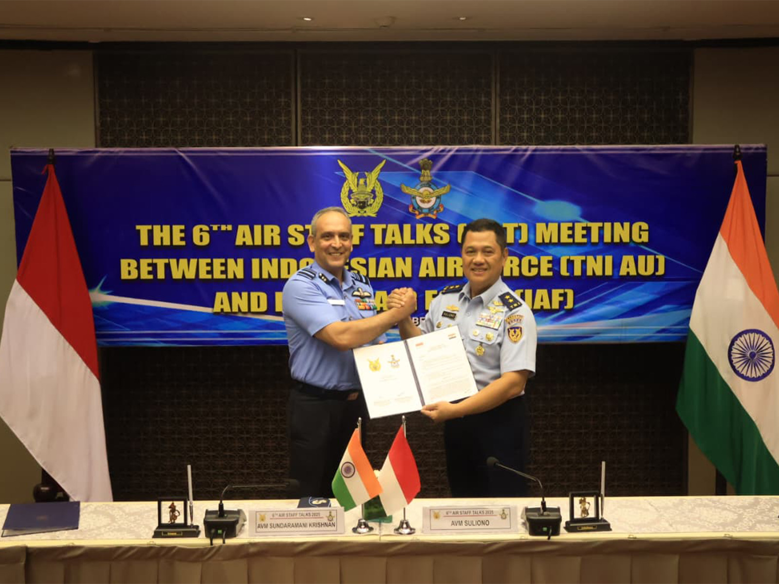 6th edition of India-Indonesia staff talks in Bali (Photo/ X@iaf_mcc)