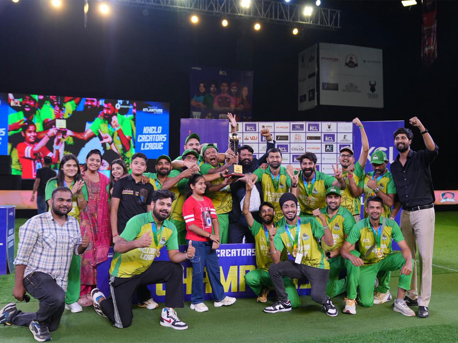 Team Shekhawati Spartans celebrating after winning the title (Photo: Khelo Creators League)