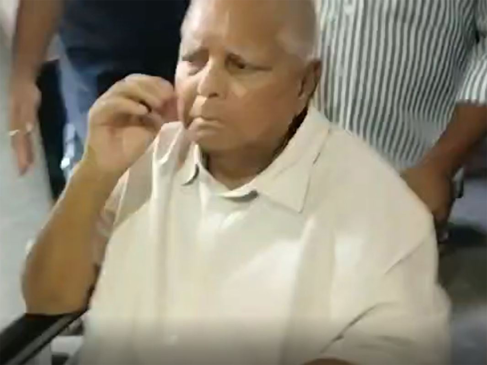 RJD chief Lalu Prasad Yadav in court (Photo/ANI)