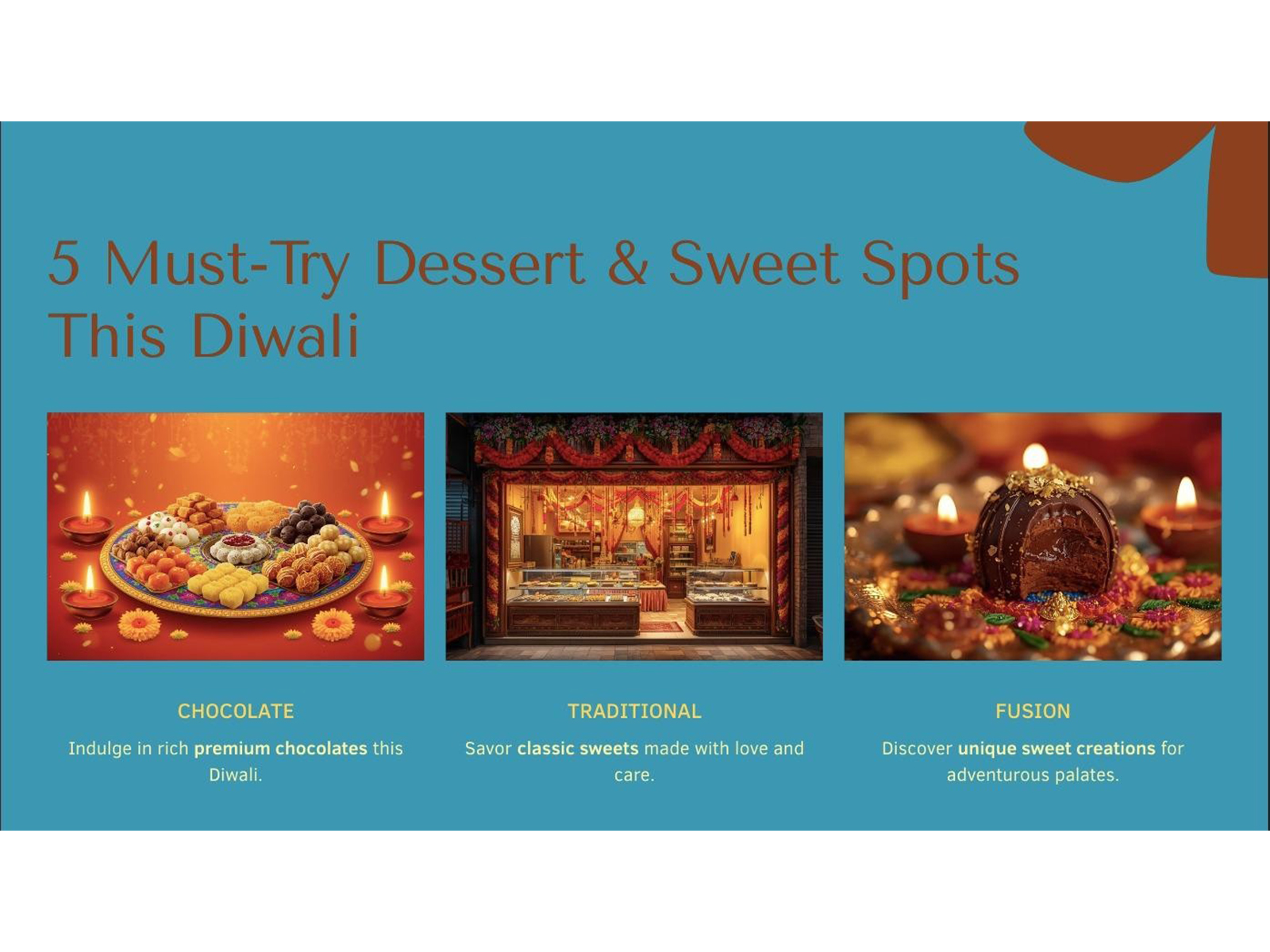 5 Must-Try Dessert & Sweet Spots This Diwali In Delhi NCR – 2025