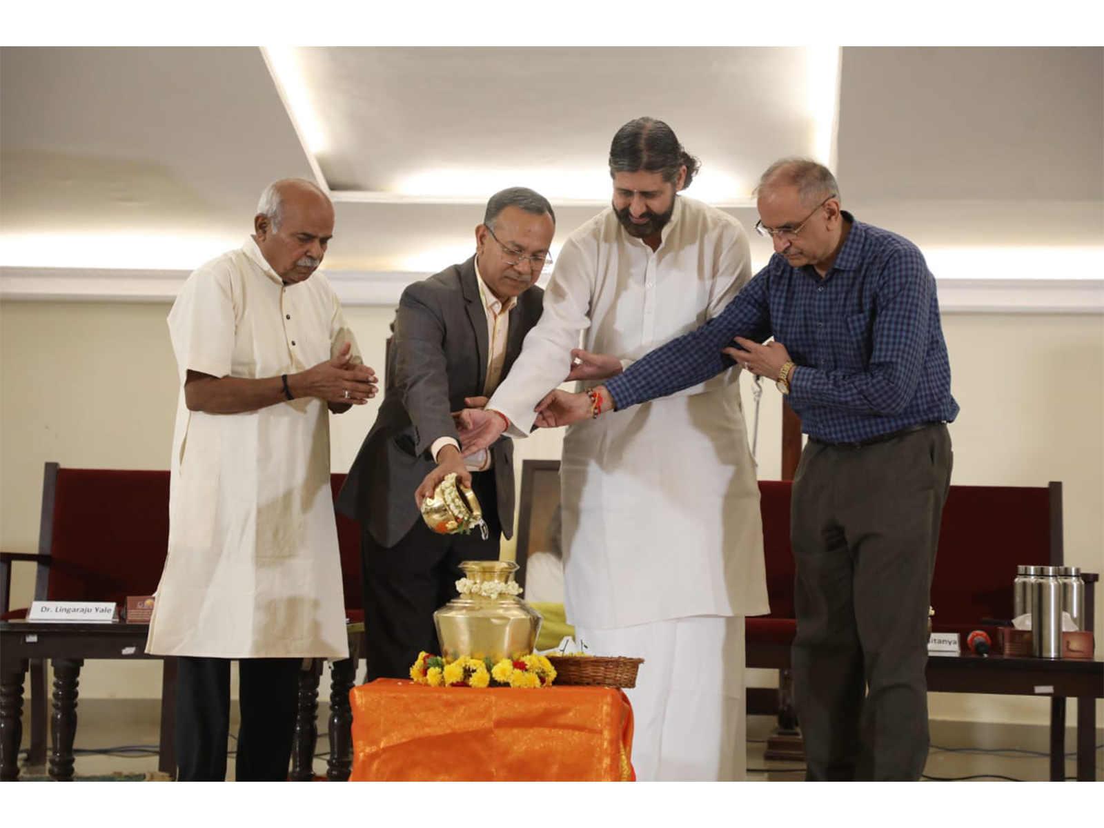 The Jal Kalash ceremony which symbolizes India’s timeless reverence for water as a sacred, life-sustaining resource