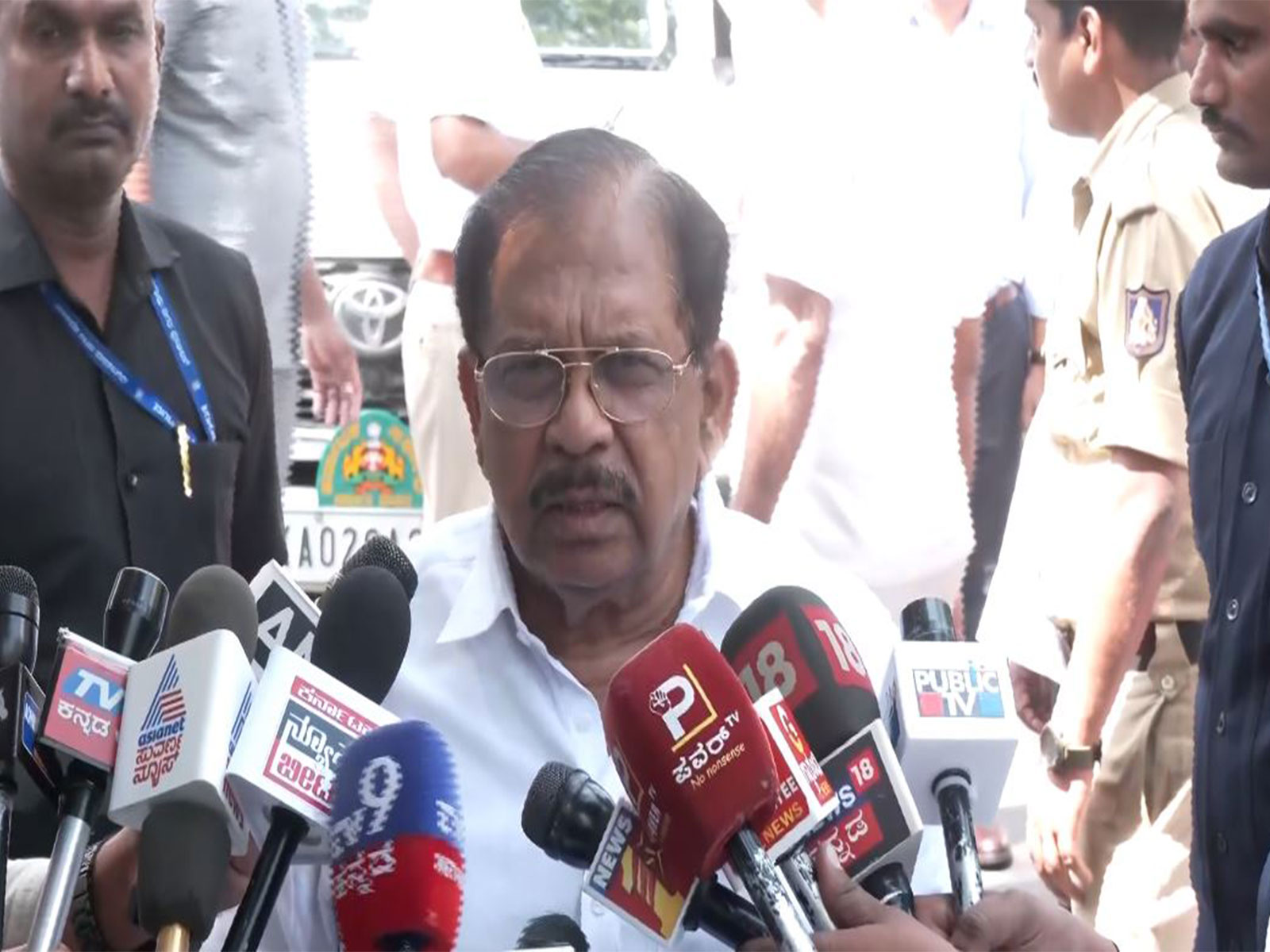 Karnataka Home Minister Dr G Parameshwara (Photo/ANI)