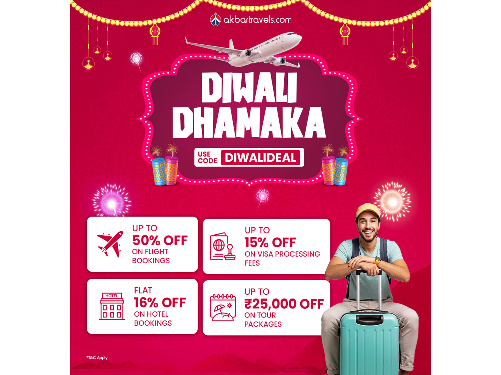 Biggest Diwali Travel Discounts - Up to Rs. 25,000 OFF
