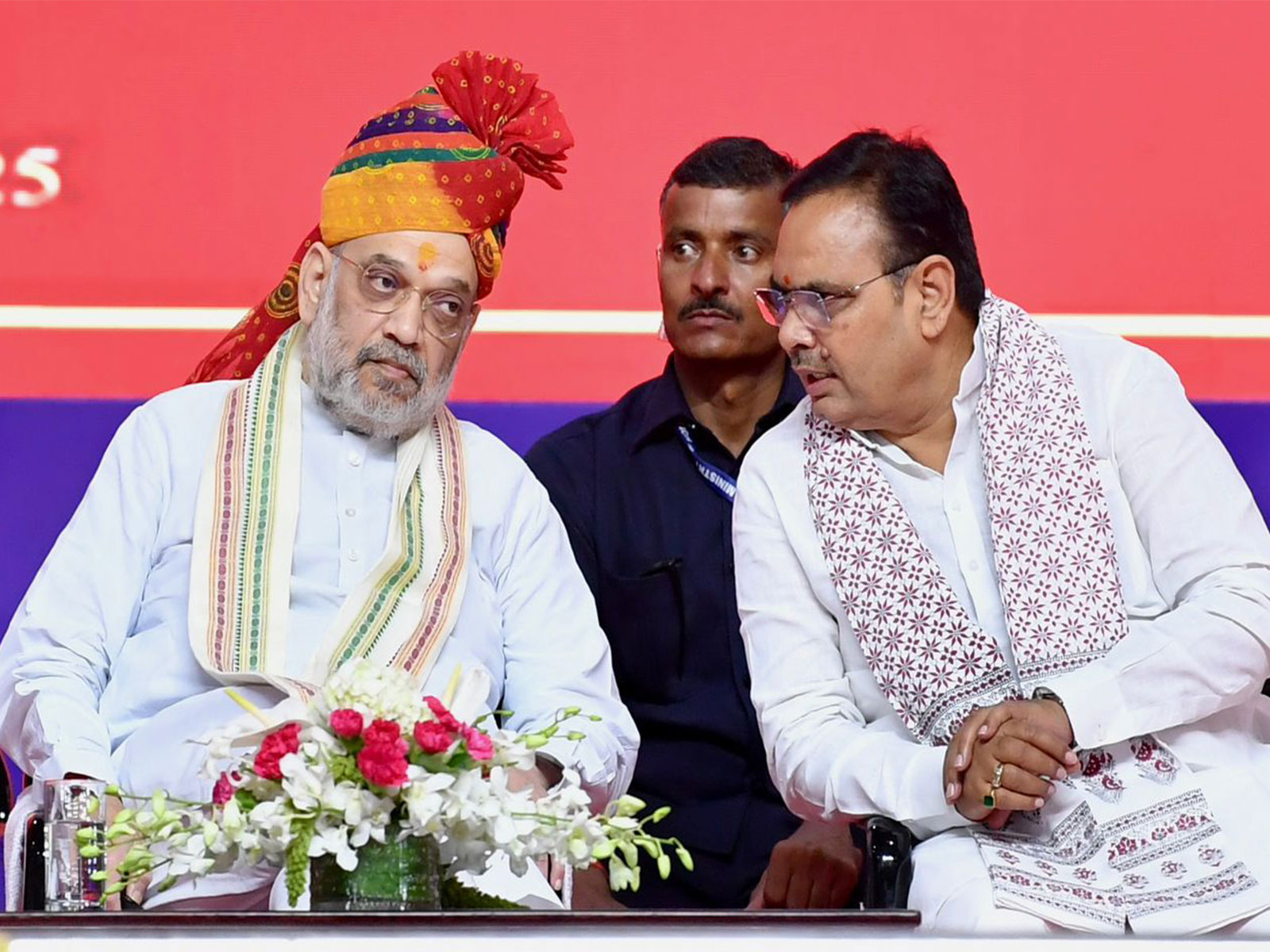 Union Home Minister Amit Shah with Rajasthan CM Bhajan lal Sharma (Photo/RajasthanCMO)