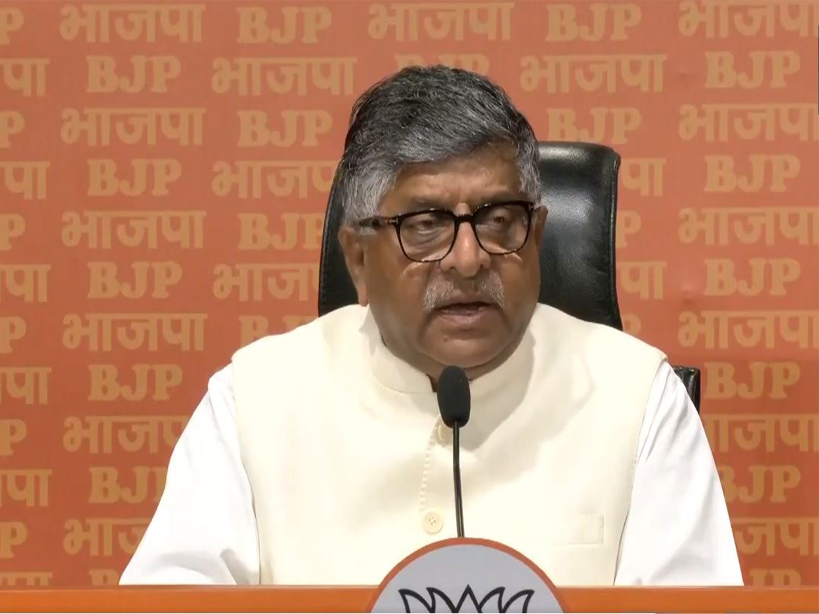 BJP MP Ravi Shankar Prasad. (Photo/ANI)