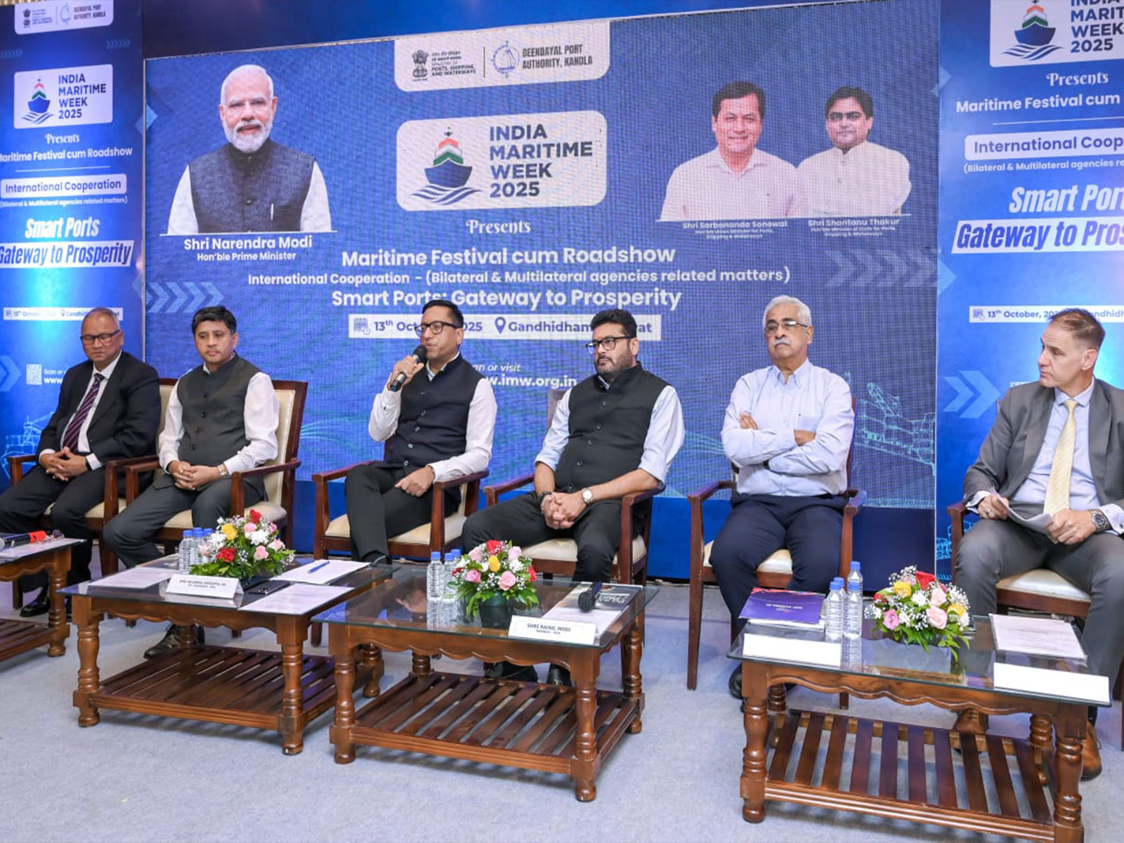 Deendayal Port Authority organises Maritime Festival-cum-Roadshow under India Maritime Week 2025 (Photo/ANI)