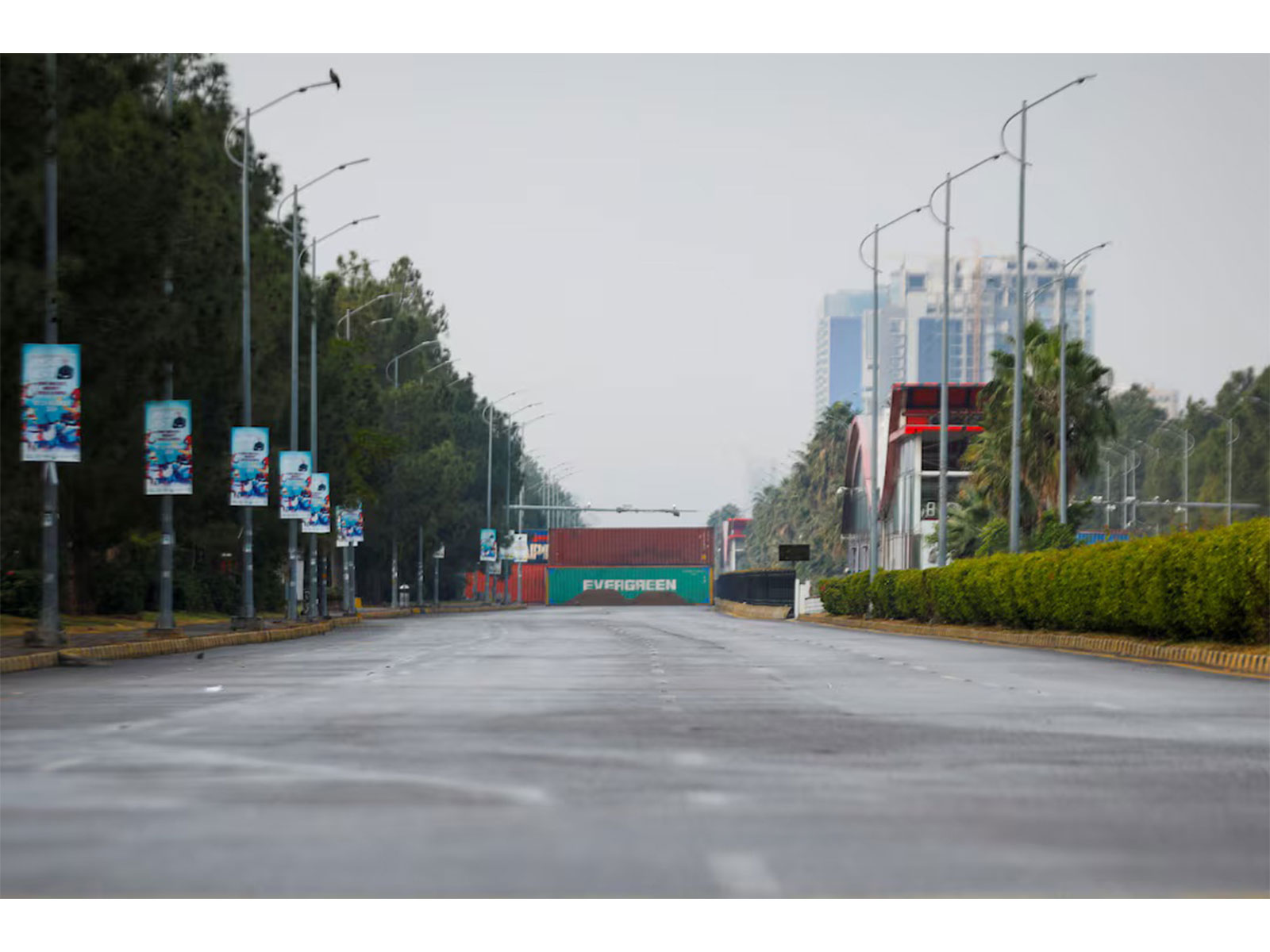 Scenes from Islamabad on Monday as normalcy returns after TLP protest operation. (Photo/Reuters)