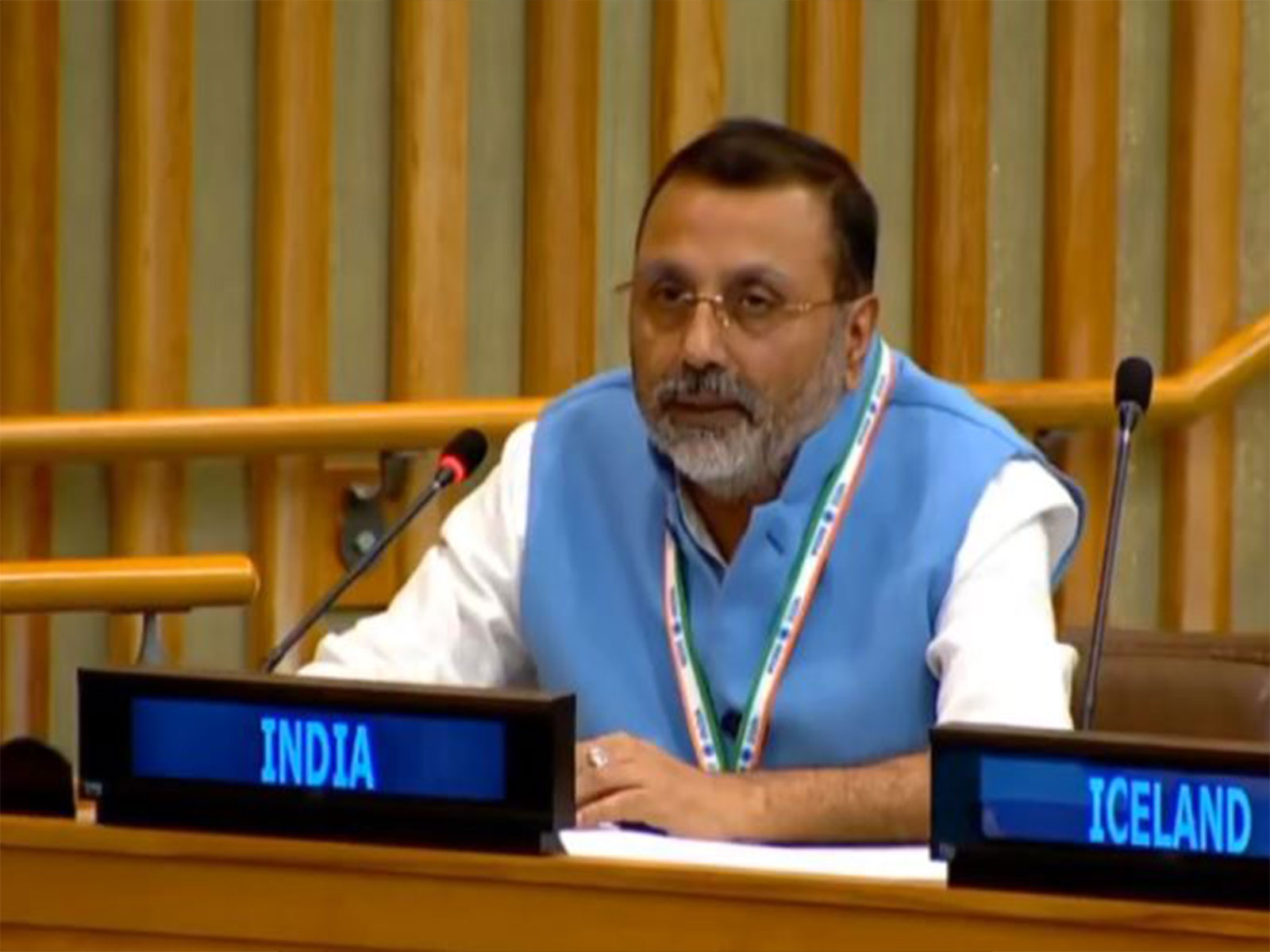 BJP MP Nishikant Dubey (Photo/X@IndiaUNNewYork)