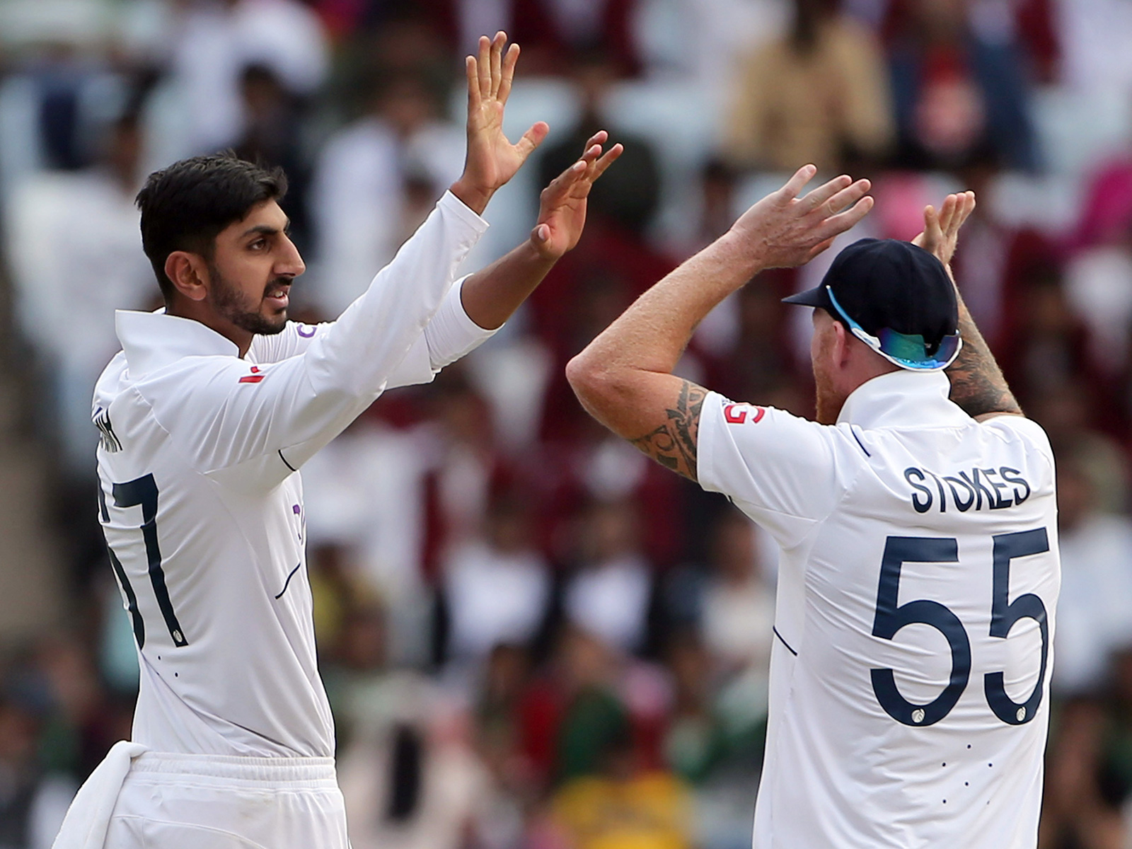 Shoaib Bashri and England captain Ben Stokes (Photo/ANI) 