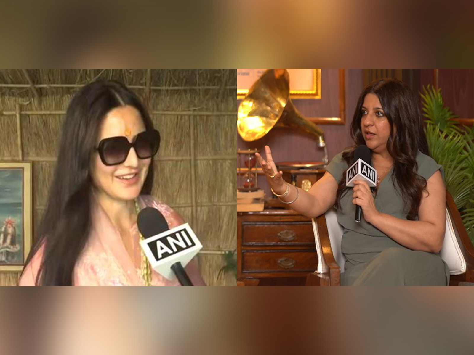 Actor Katrina Kaif and director Zoya Akhtar (Image source: ANI)