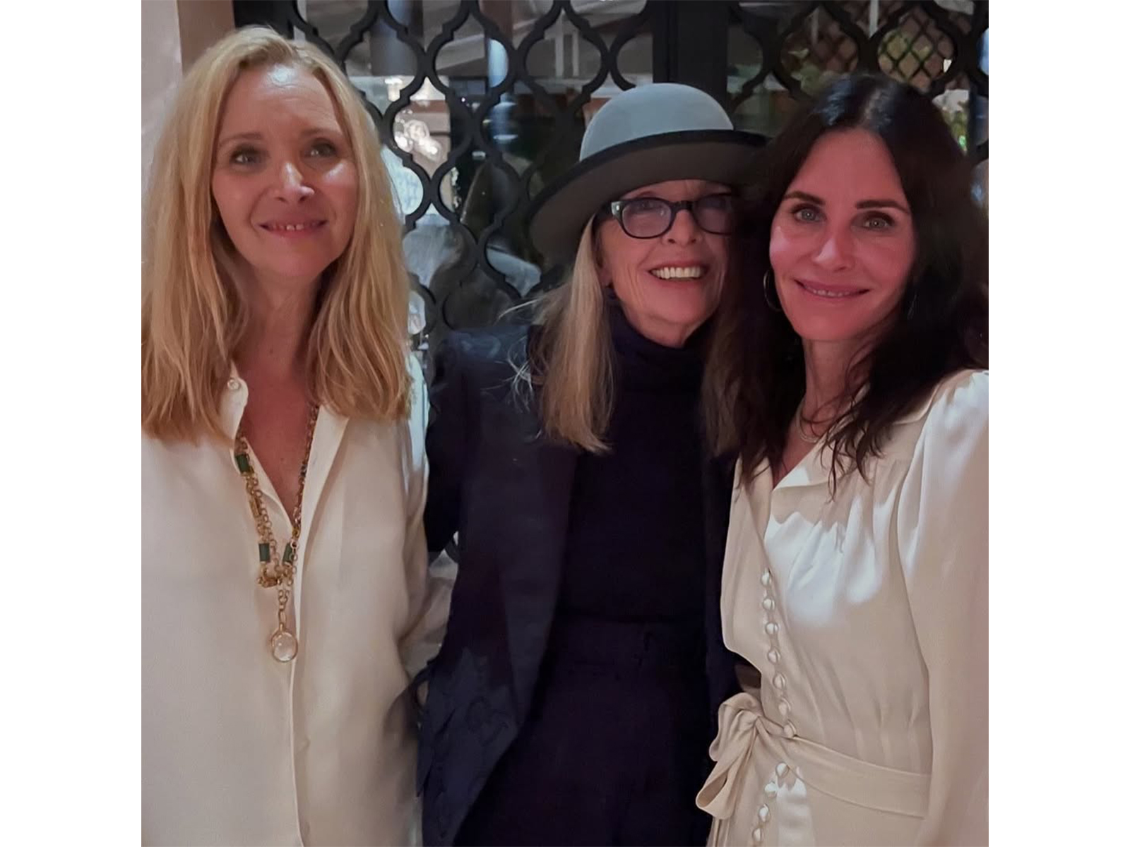 Courteney Cox with late star Diane Keaton (Image source: Courteney's Instagram)