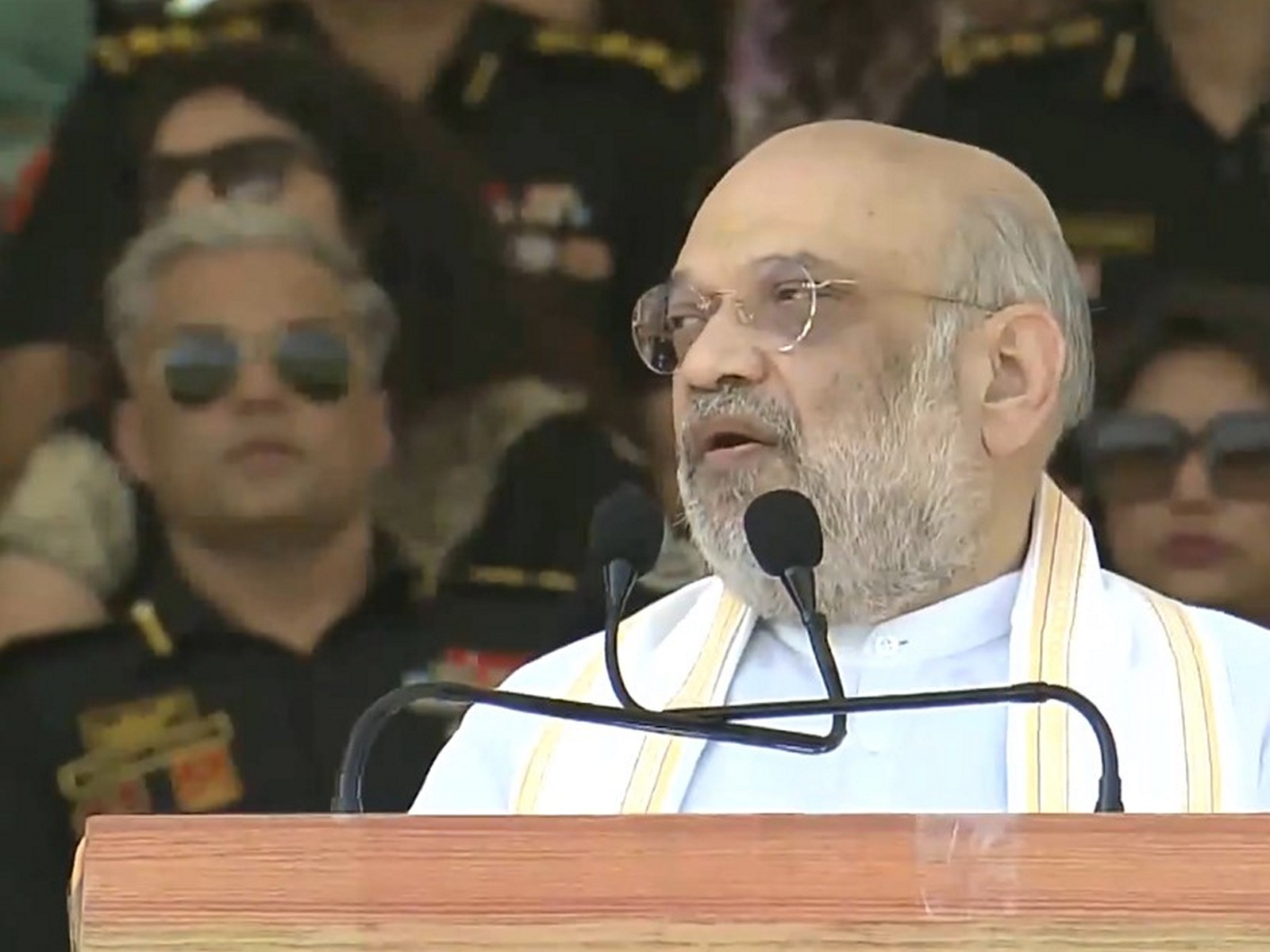 Union Home Minister Amit Shah in Manesar (Photo/ANI)