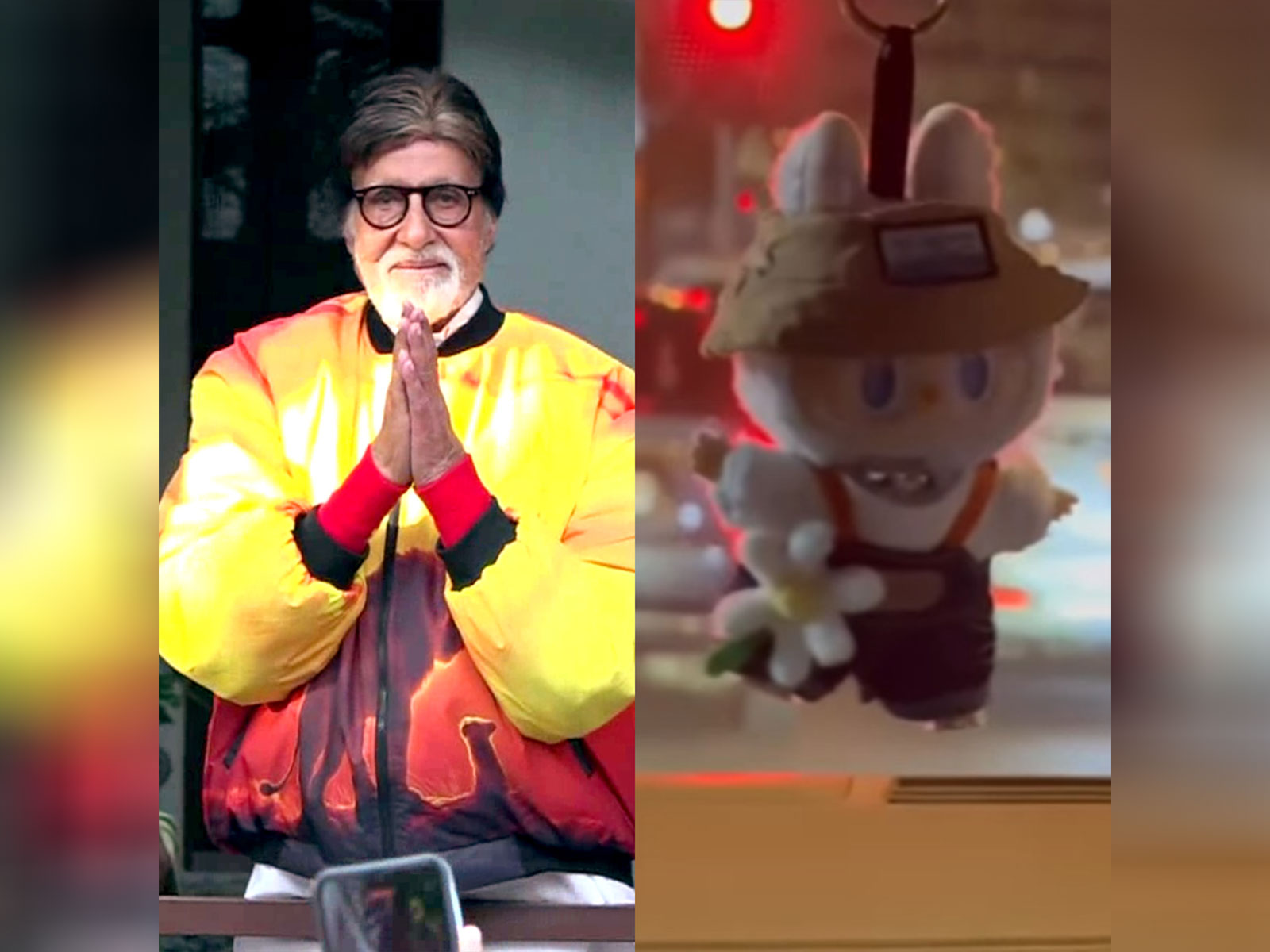 Amitabh Bachchan joins Labubu trend (Photo/Instagram@amitabhbachchan/ANI)