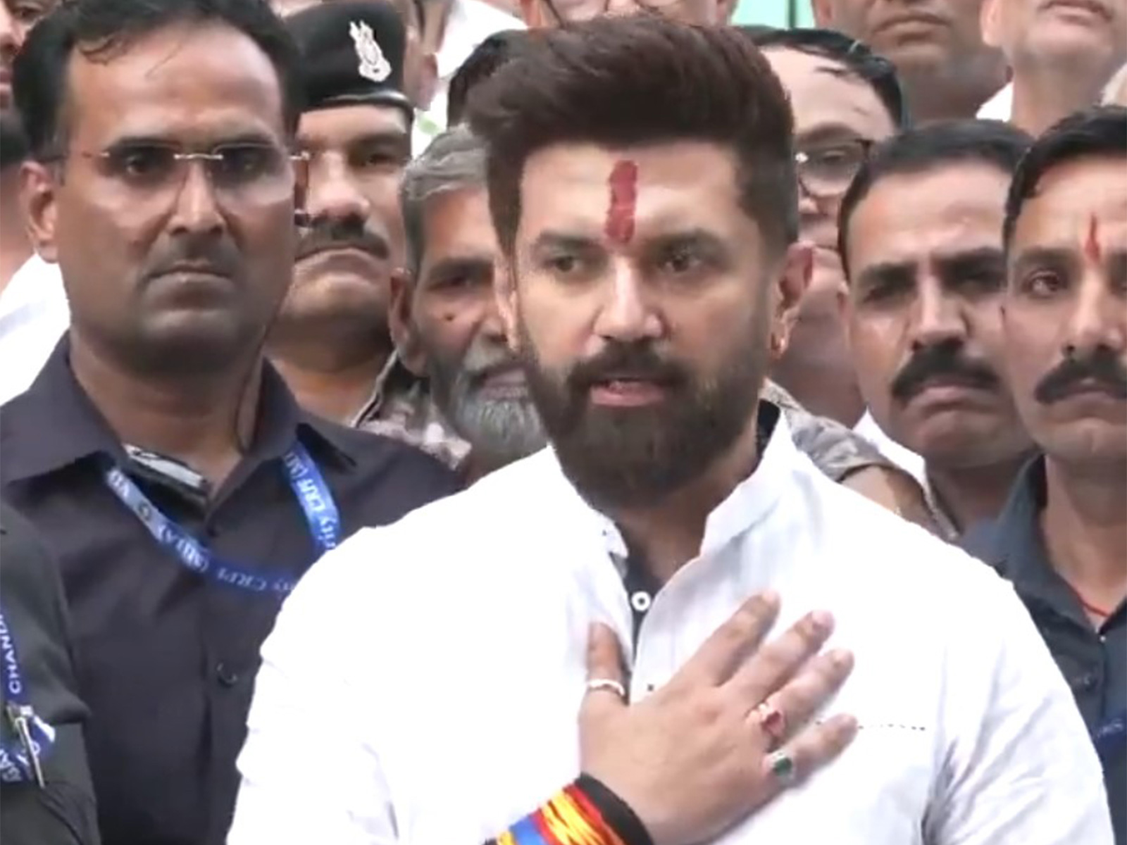 Union Minister Chirag Paswan (Photo: ANI)