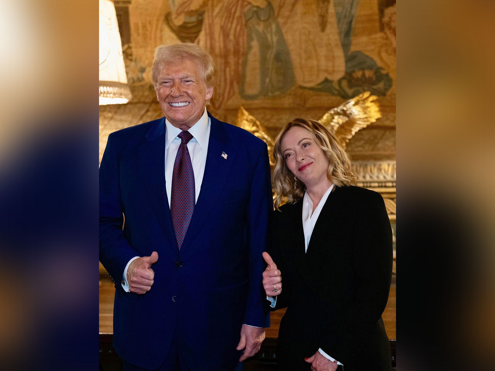 US President Donald Trump and Italian Prime Minister Giorgia Meloni (File photo: X@GiorgiaMeloni)