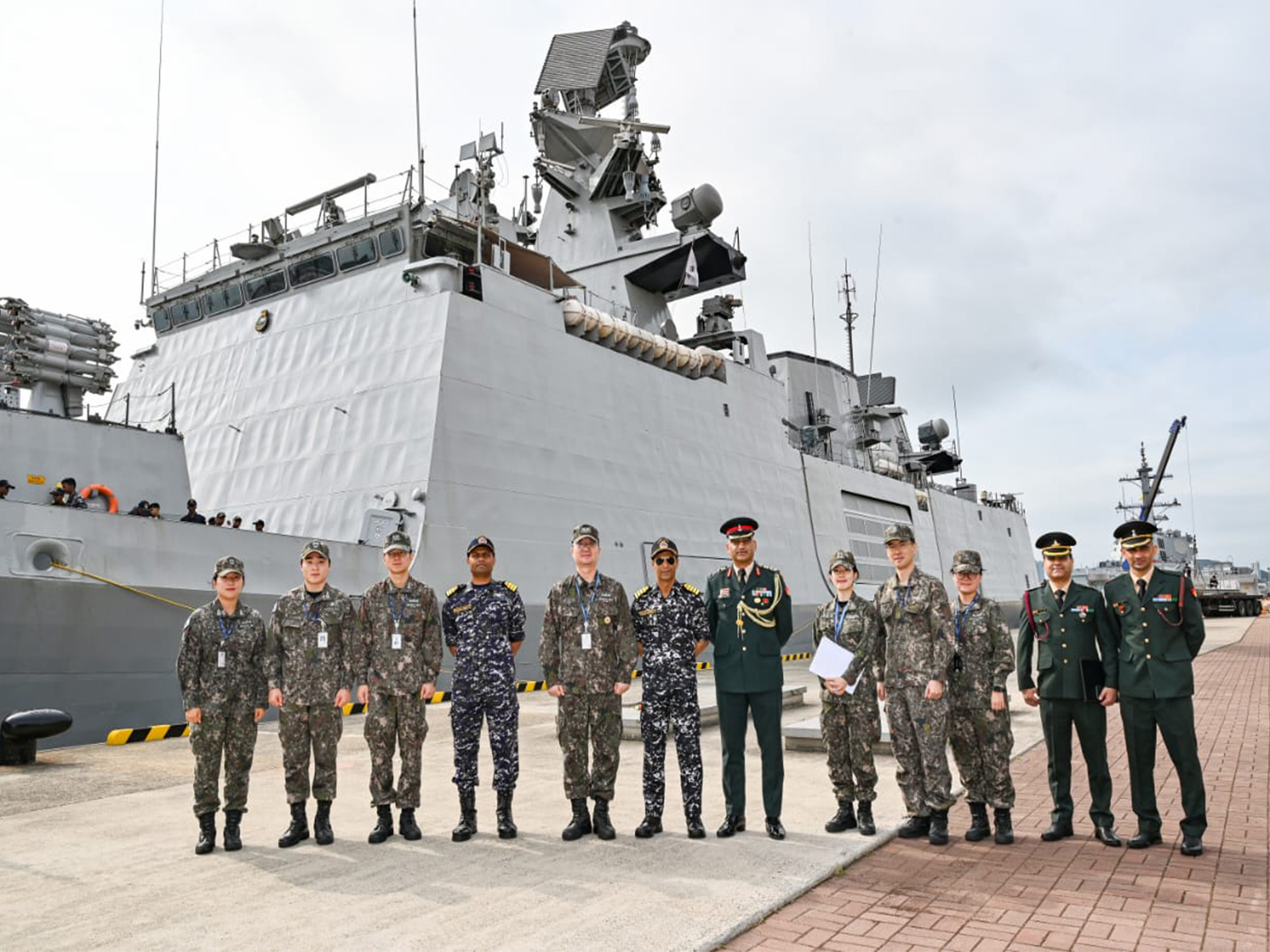 India–South Korea hold first naval exercise as INS Sahyadri docks (Photo/PIB)