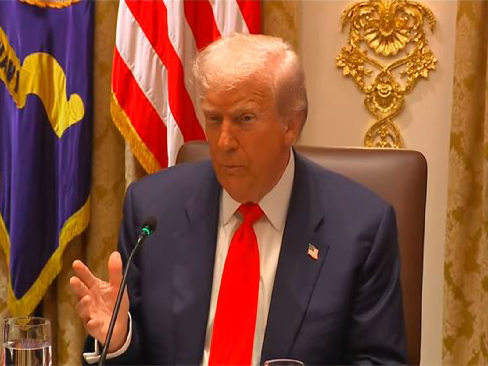 US President Donald Trump speaks at the White House, announcing plans to close Democrat-backed programs amid the ongoing government shutdown. (Image Source: The White House/YouTube)