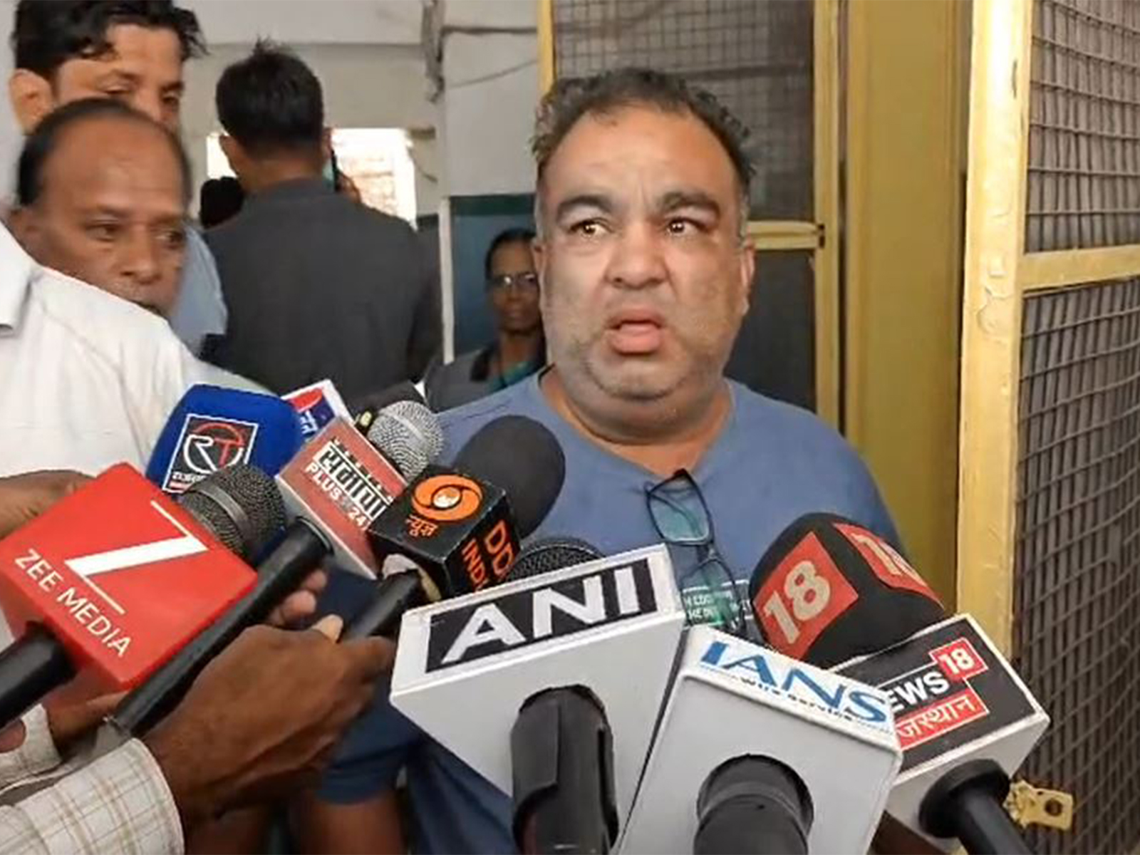 Nitesh Chauhan, who lost his elder brother in Jaisalmer bus fire (Photo/ANI)