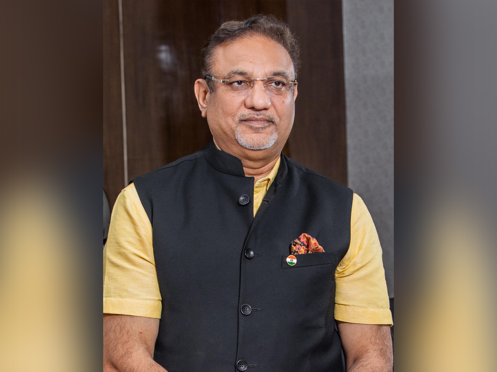 Prem Garg, National President of the Indian Rice Exporters Federation and Chairman of Shri Lal Mahal Group (Photo/ANI)